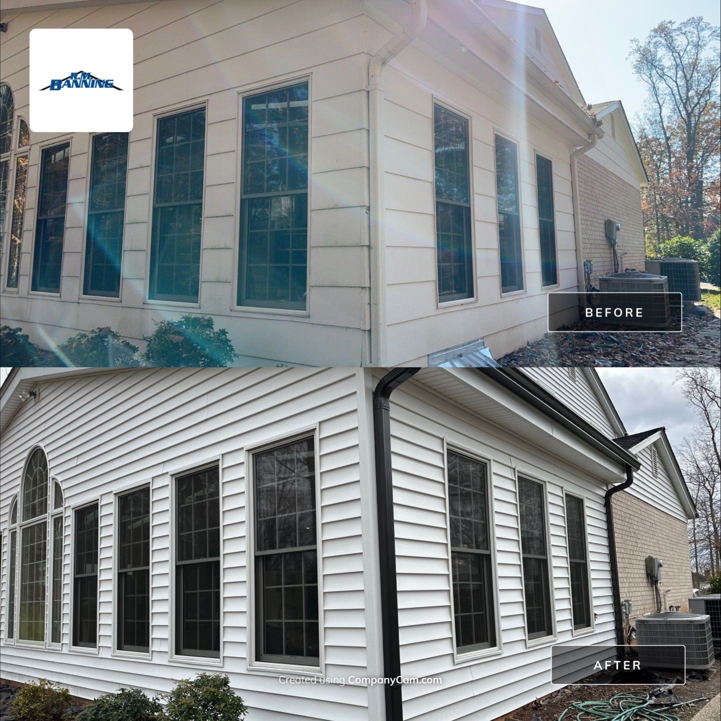 Springfield CertainTeed Charcoal Black Roof & CertainTeed Colonial White Siding by RM Banning, Inc.