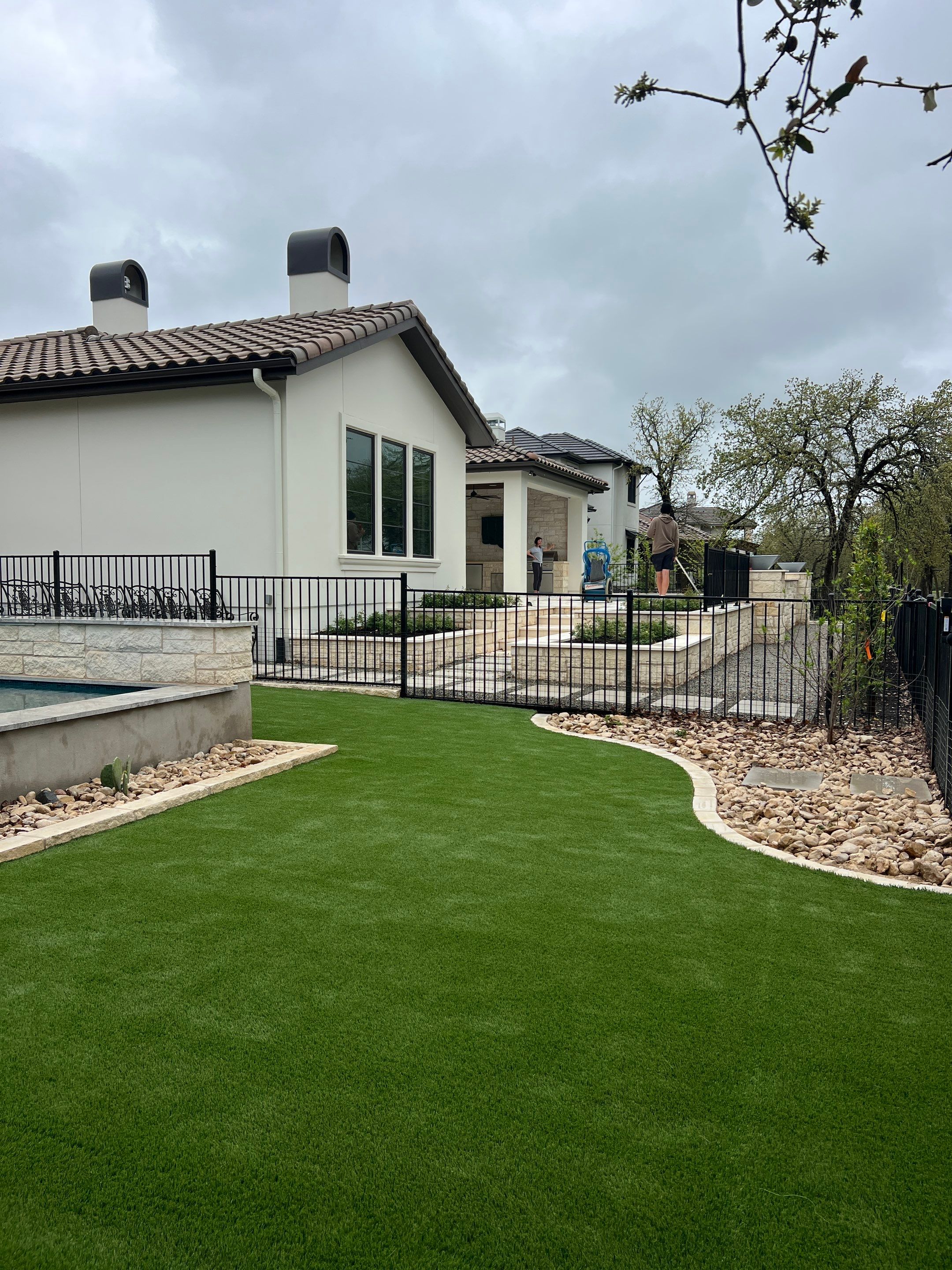 Synthetic Turf Installation using Kora Pro by Turf Concepts
