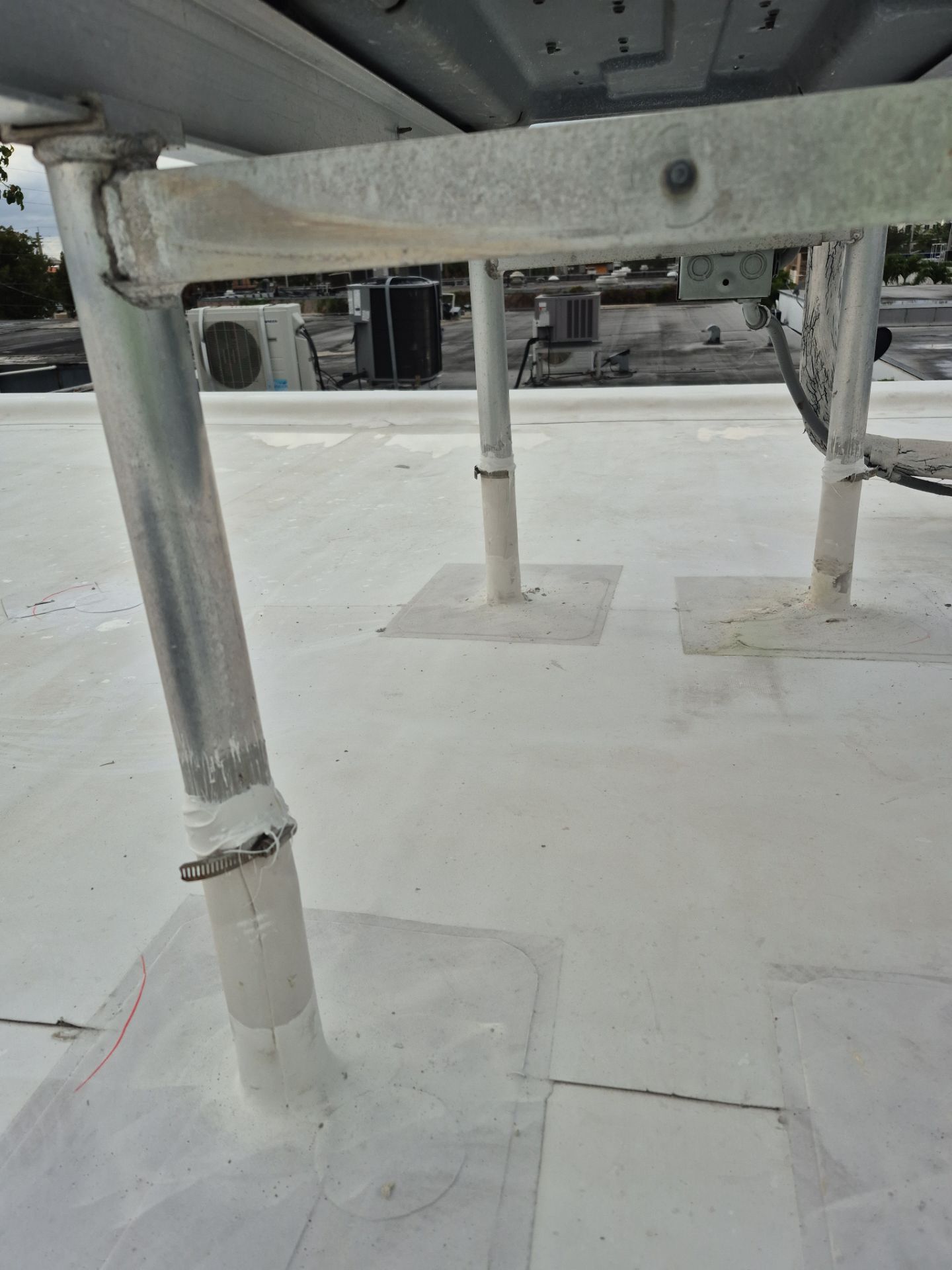 Commercial TPO Flat Roof Installation for Doral Industrial Building by AJF ROOFING INC