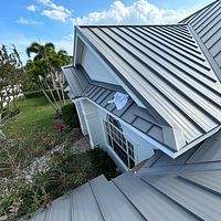 24ga 1.5" Snap-Lock Slate Gray  by Total Roofing System The Metal Roof Experts