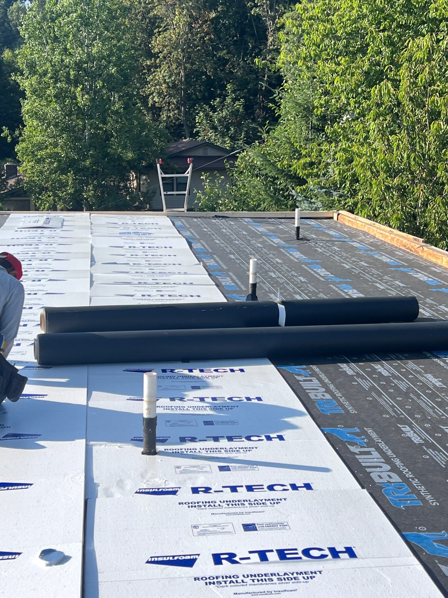 Residential Roofing Installation using GAF UHDZ Shingles by Roofing Formula LLC