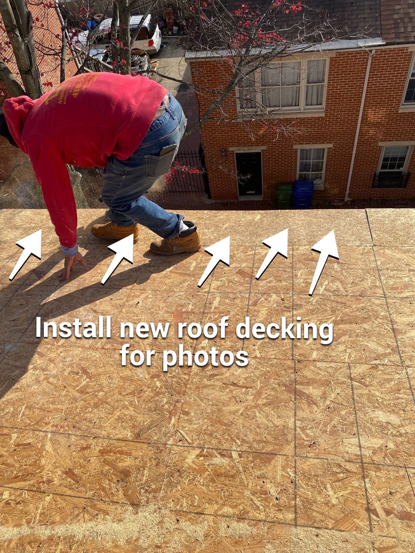 Residential Roofing Installation using Landmark Shingles by Alpha Design Services