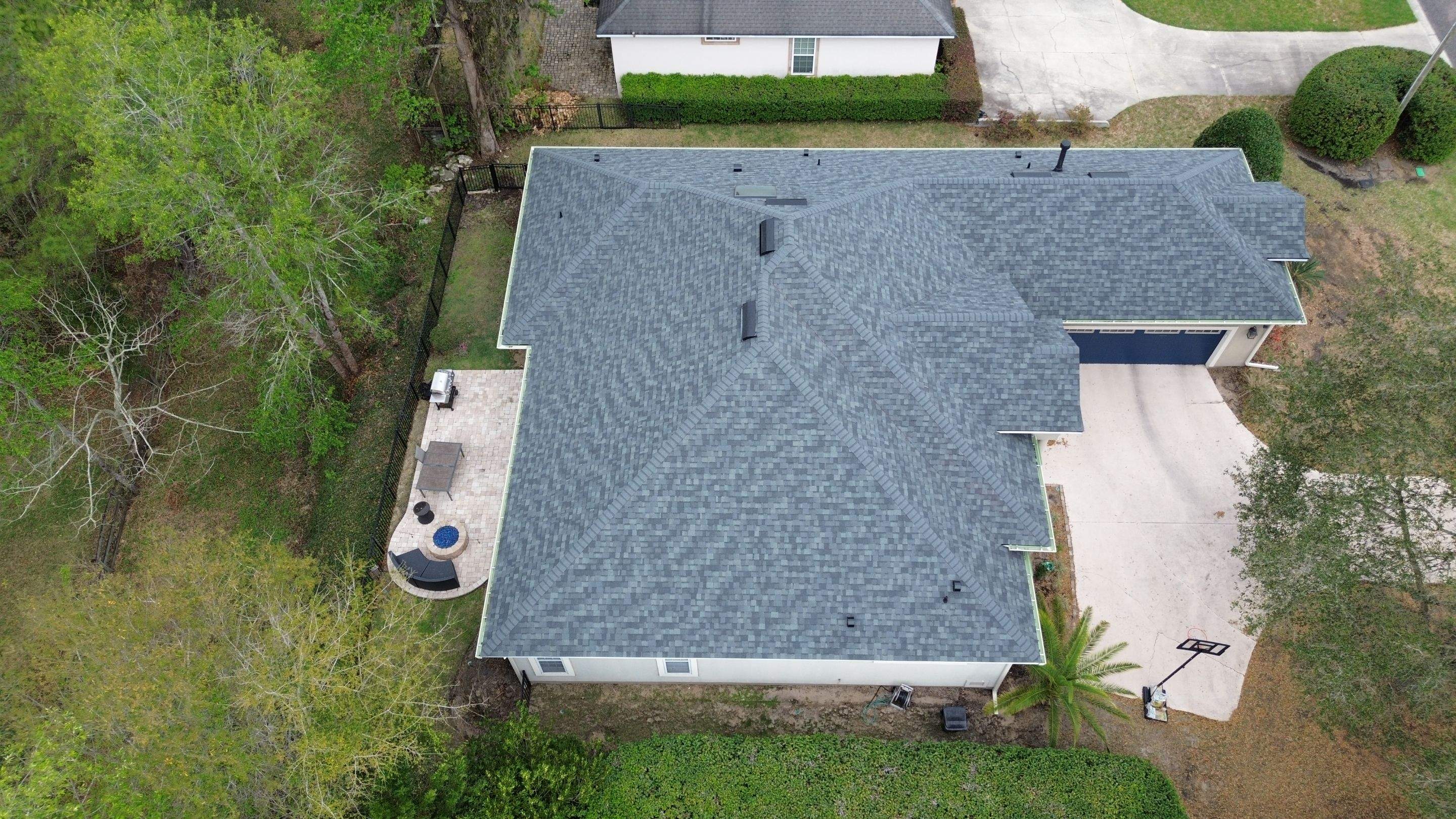Reroofing hail damage in Gainesville, FL by Brehm Roofing