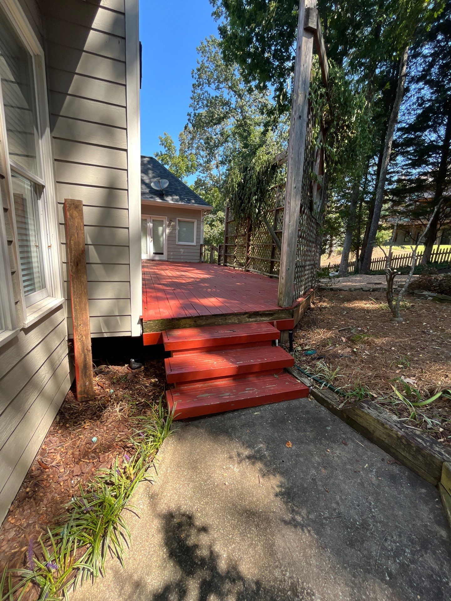 Marietta, GA Color Plus Siding Installation and Deck Build by Nelson Exteriors 
