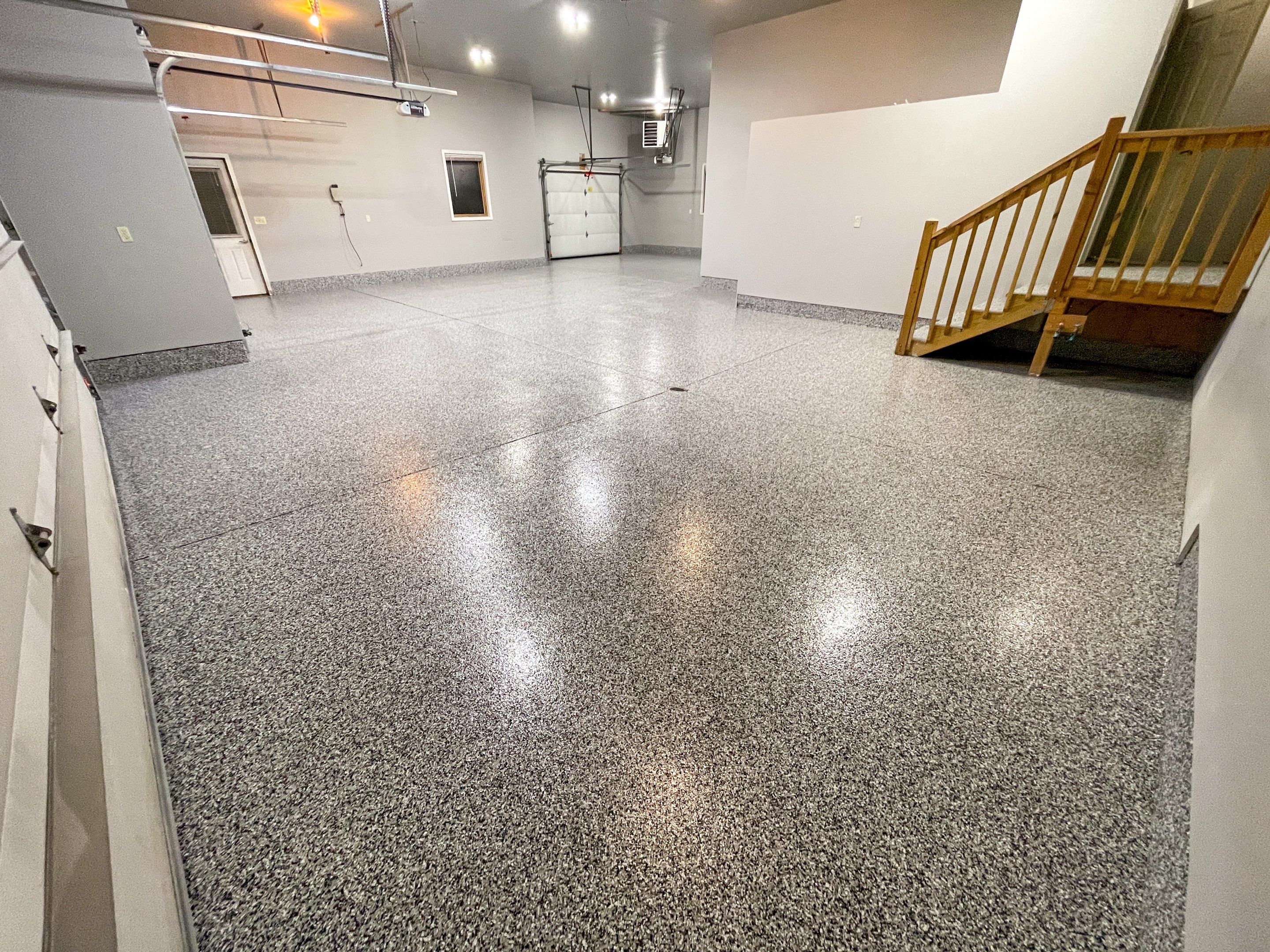 Garage using Domino  by Select Painting, Coatings & Garage Cabinets