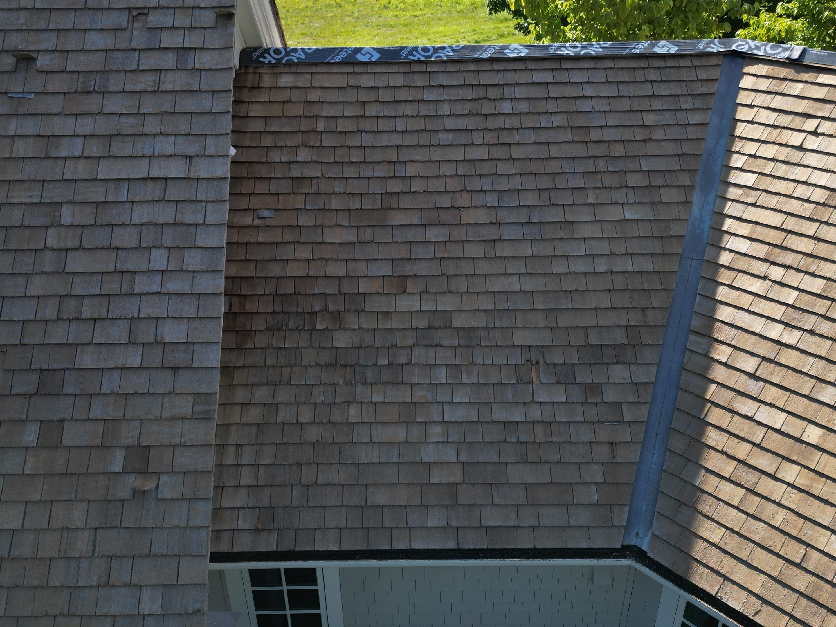 Cedar Shake Roof Restoration by Mighty Dog Roofing of Greater Middlesex County