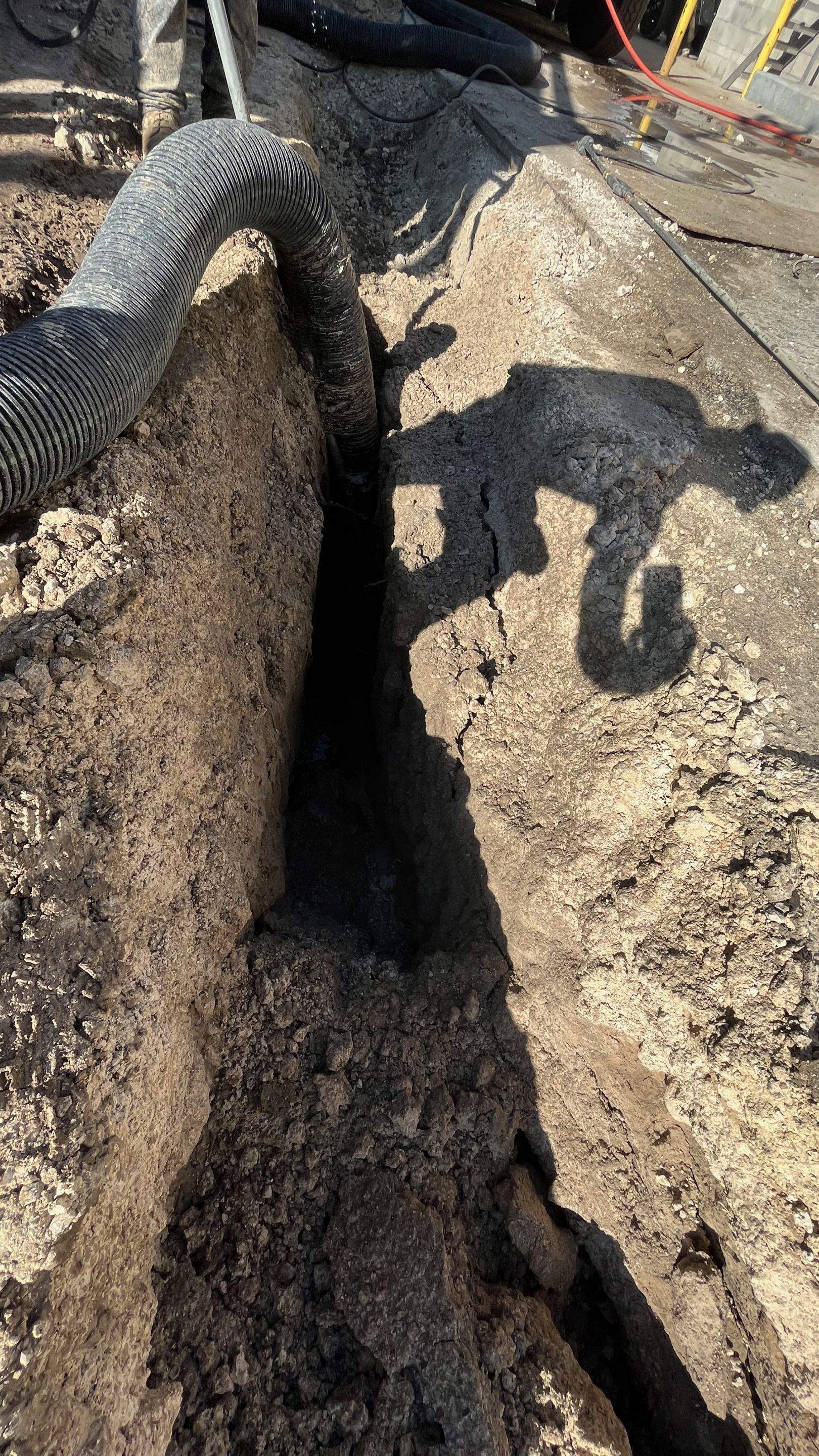 Ritz-Carlton NW Service Area Daylighting by Don Mar, Inc. Storm Water Solutions