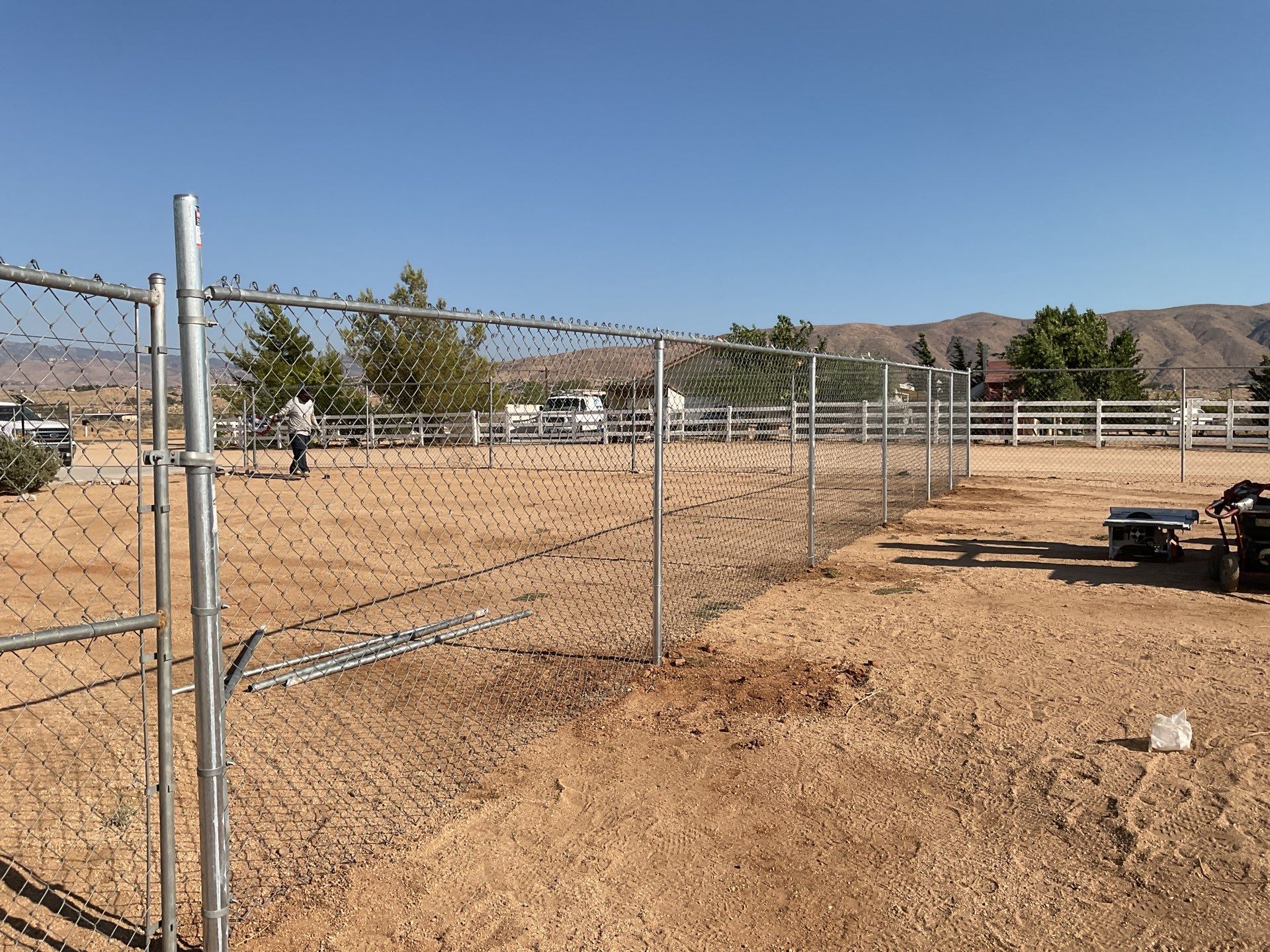 Fence Installation using Vinyl by Fence Guys Inc. 