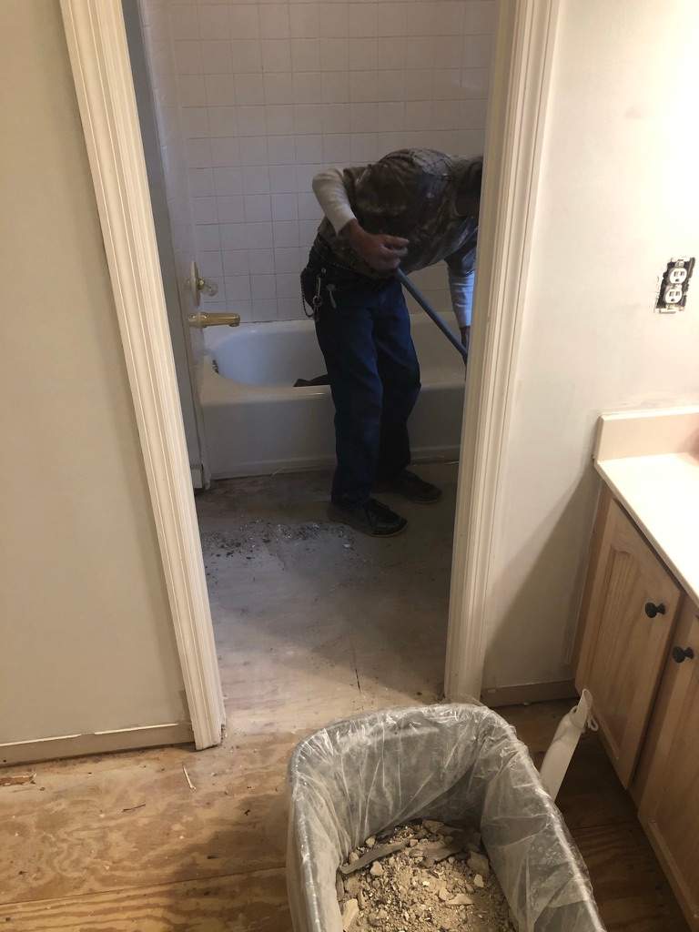 Russet Master Bath by Pillar and Pine