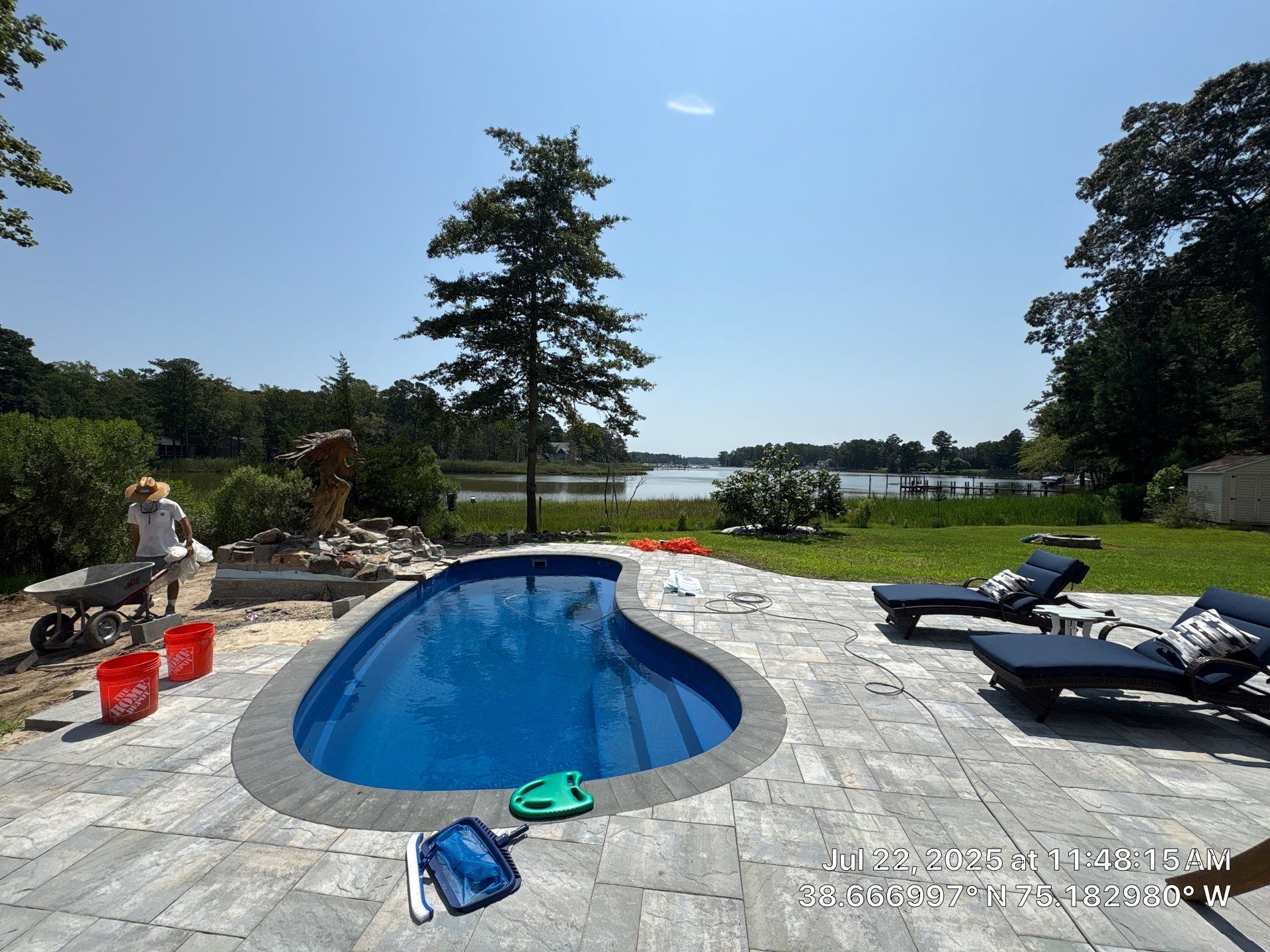 Project in Harbeson by Pools & Spas Unlimited of Milford 