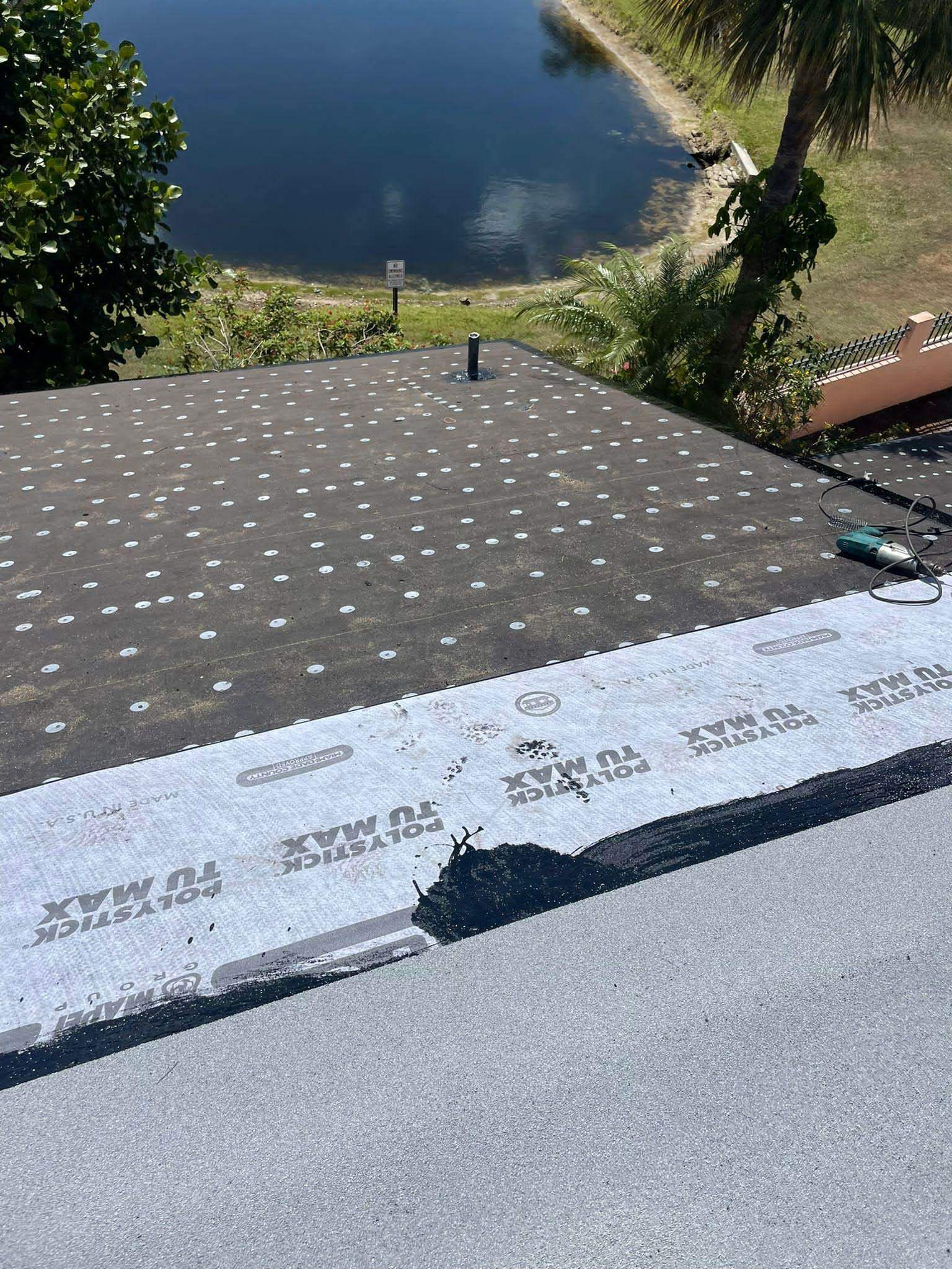Complete Chimney Rebuild + Tile & Flat Re-Roof  by Morton Roofing, Inc.