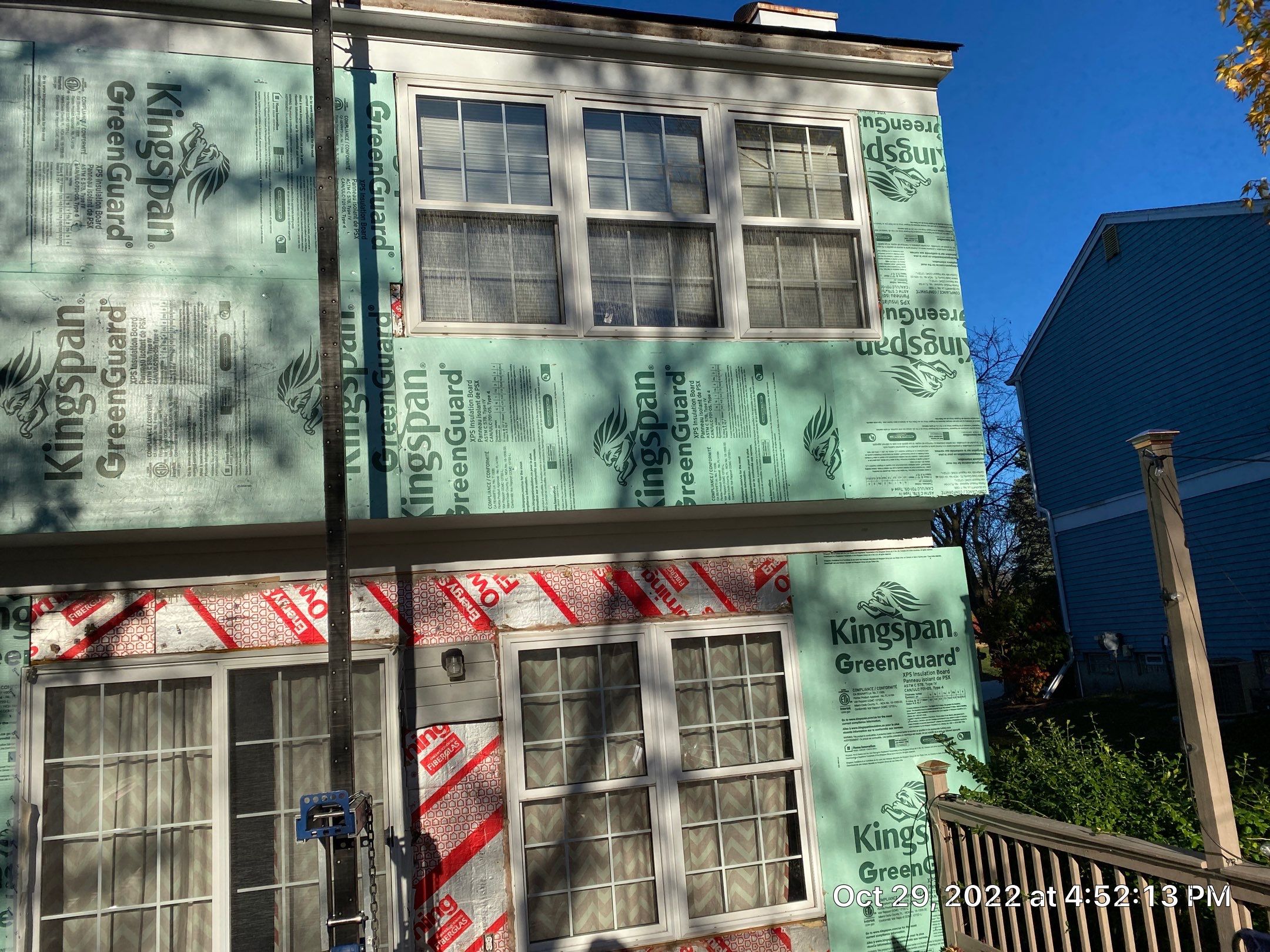 Siding Replacement using Certainteed Restoration Classic D4 Midnight Blue by 180 Contractors