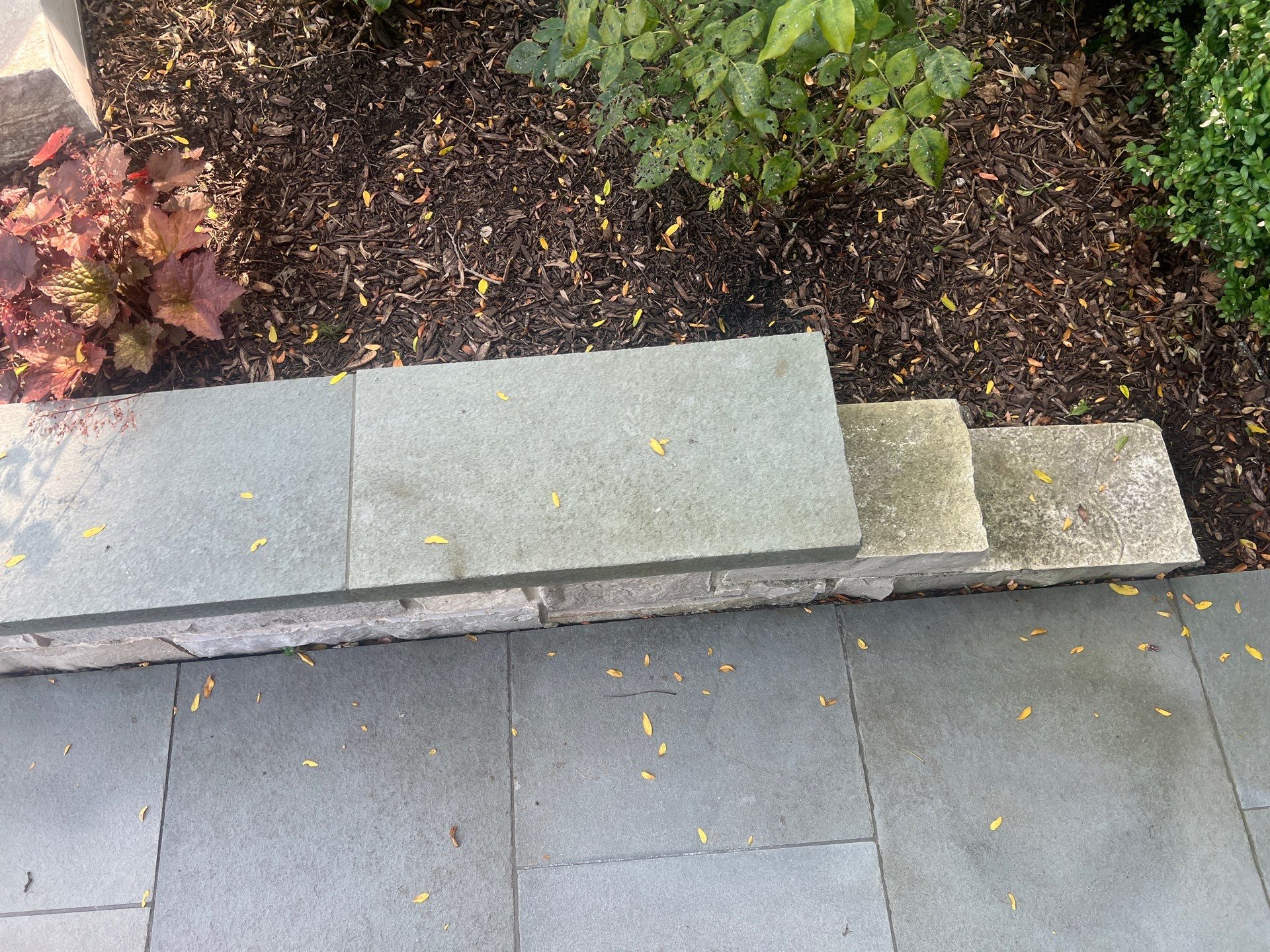 Complete Exterior House, Bluestone & Garage Floor Cleaning by Northern Power Washing LLC.