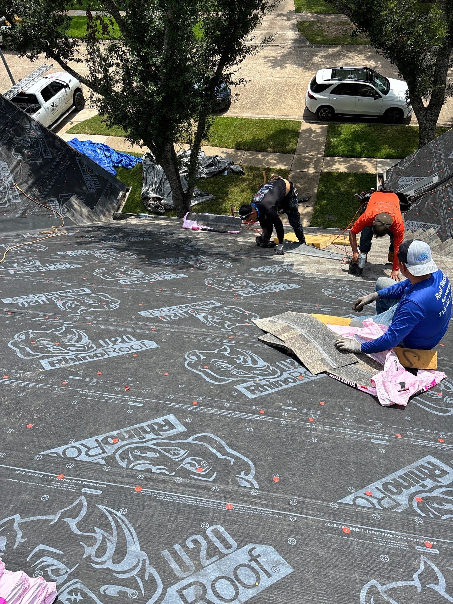 Residential Roofing Installation using Owen's Corning Duration (Lifetime) Shingles by Roof Repair Company