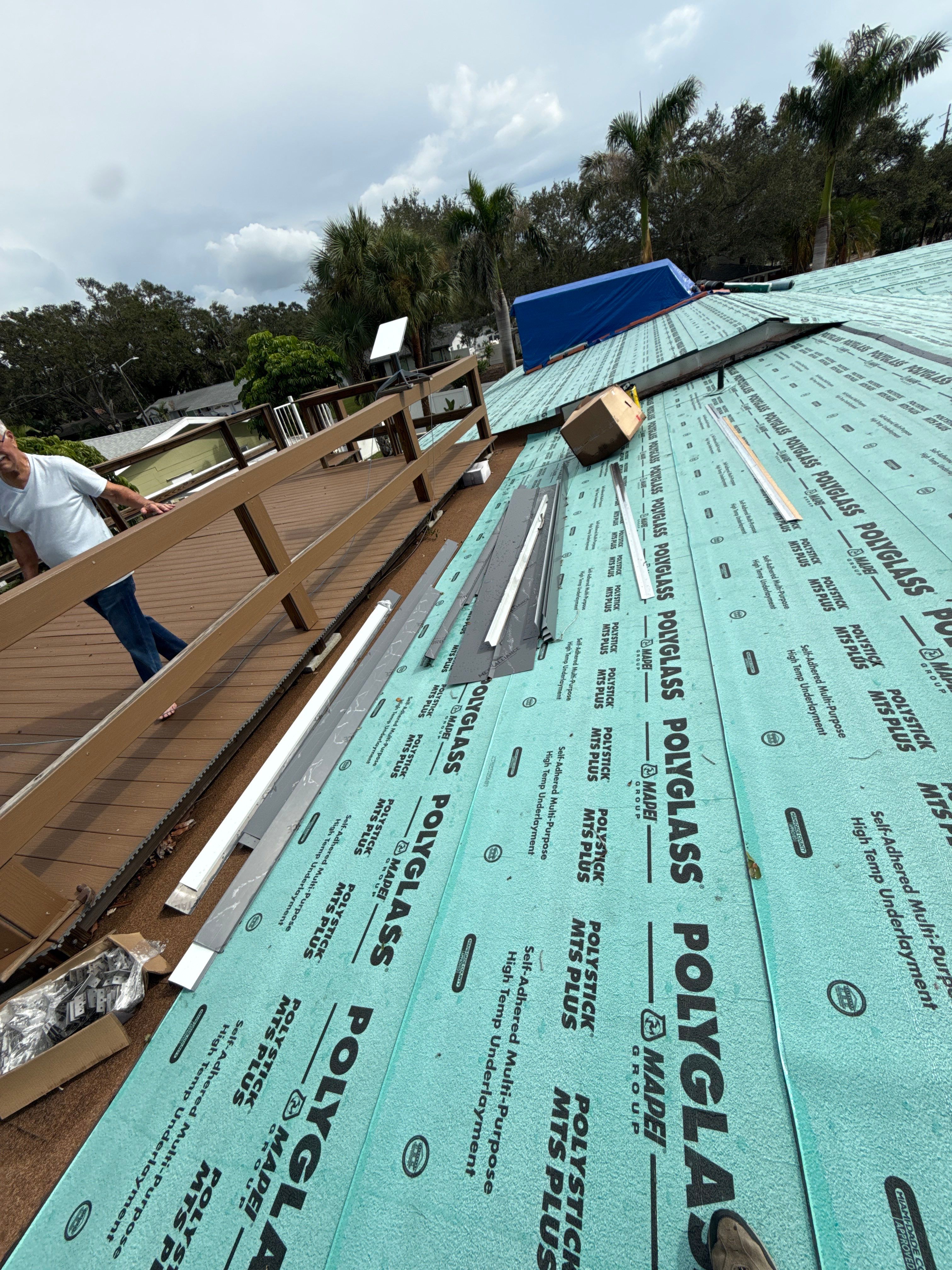 Project in St. Petersburg 33710 by Mitchell Roofing Company LLC 