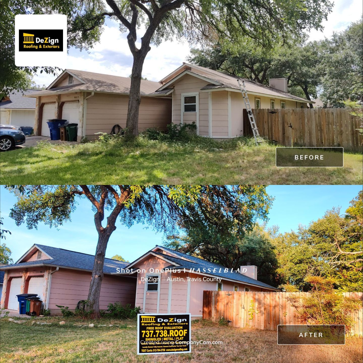 Residential Roofing Installation using Owens Corning Oakridge Estate Grey by DeZign Roofing & Exteriors