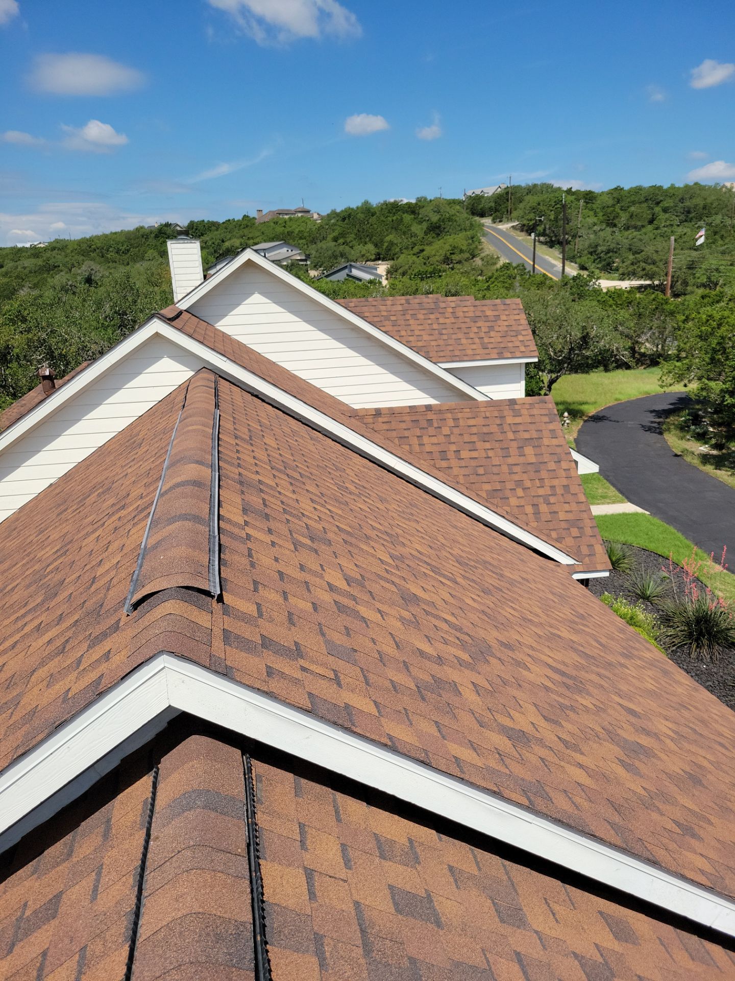 Architectural Shingle Roof Replacement for San Antonio Brick Home by Heaven Sent Roofing, LLC