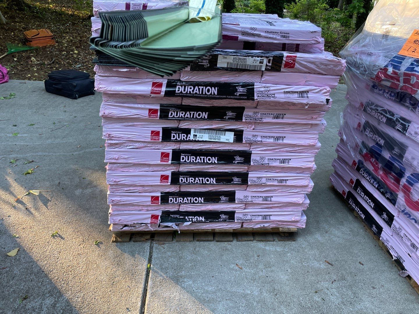 Residential Roofing Installation using Owens Corning Chateau Green  by Inspector Roofing and Restoration