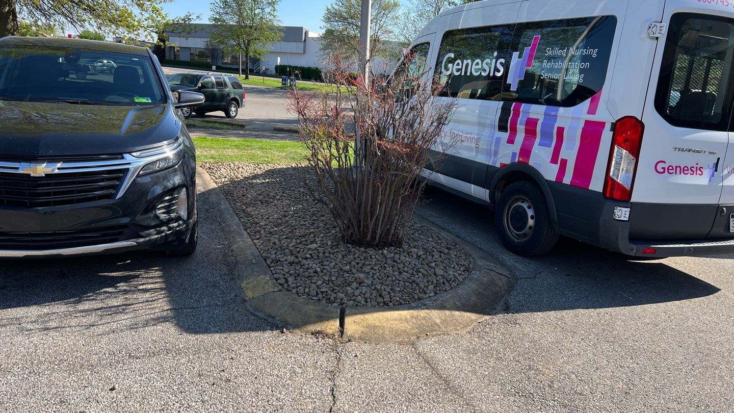 River rock installation using River Rock by GrassBusters, Inc.