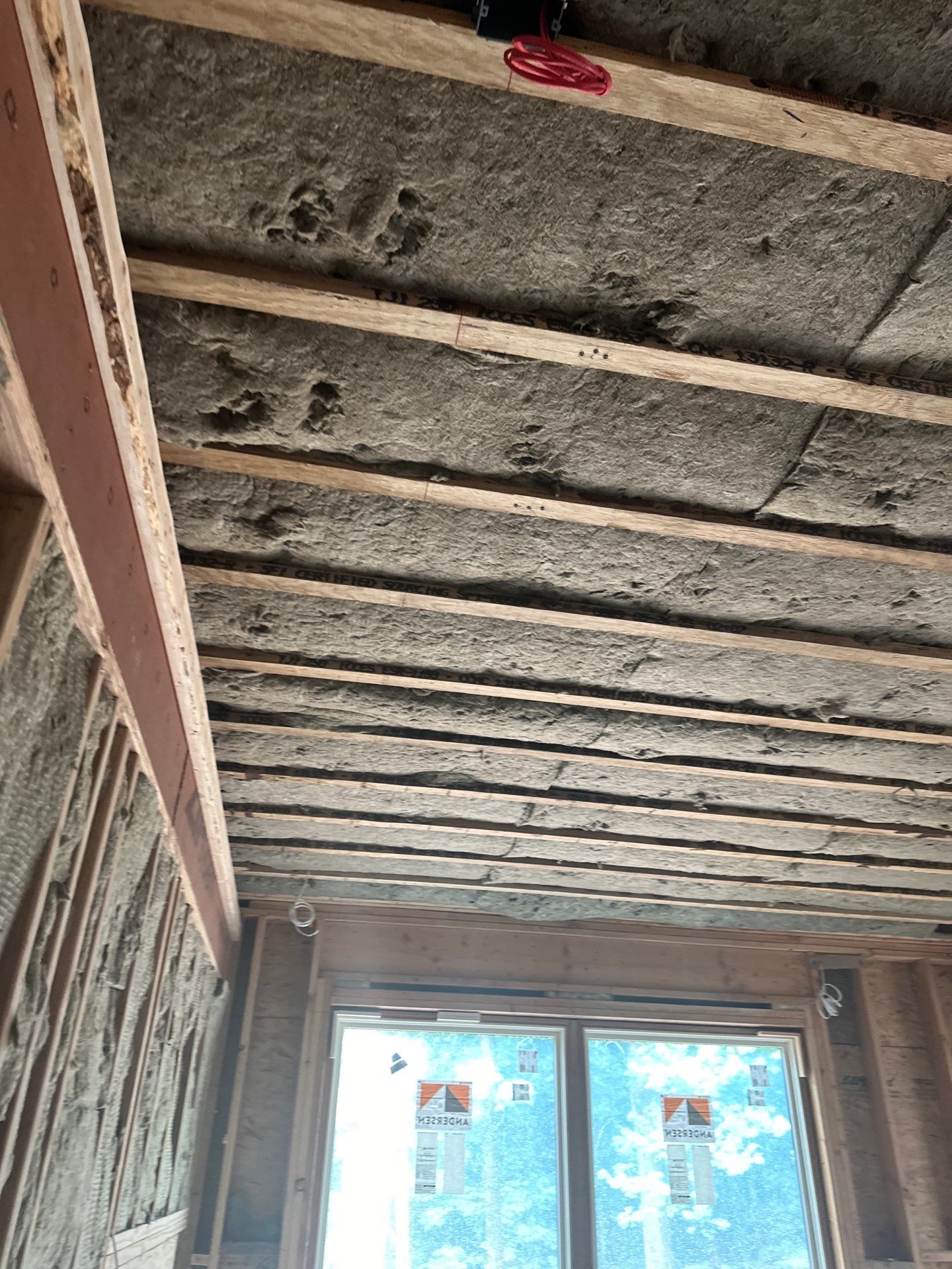 New Home Construction using open cell spray foam by NYS Foam & Energy