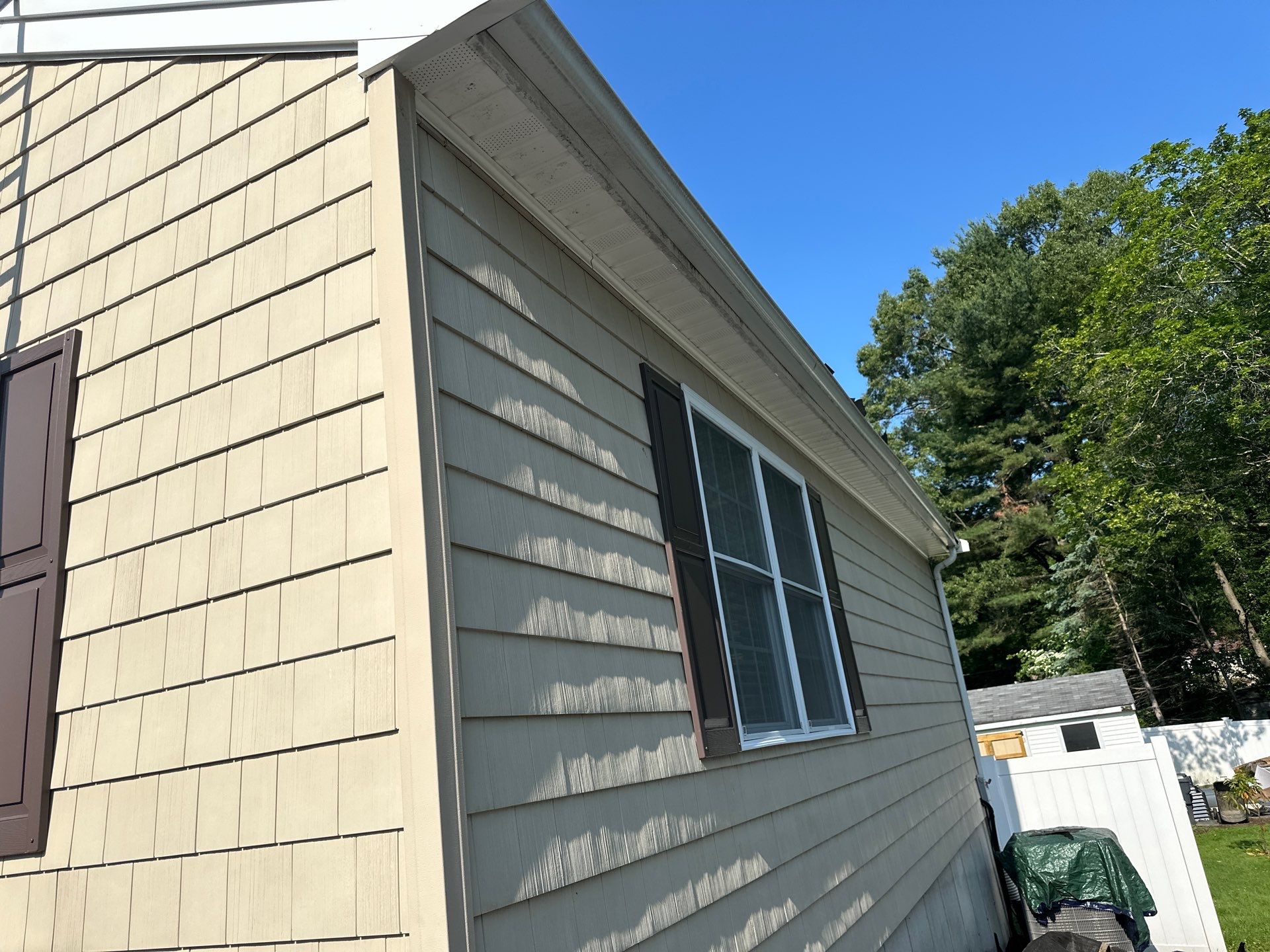 Full Roof Replacement & Chimney Repair – Onyx Black, MA by Mighty Dog Roofing of Greater Middlesex County
