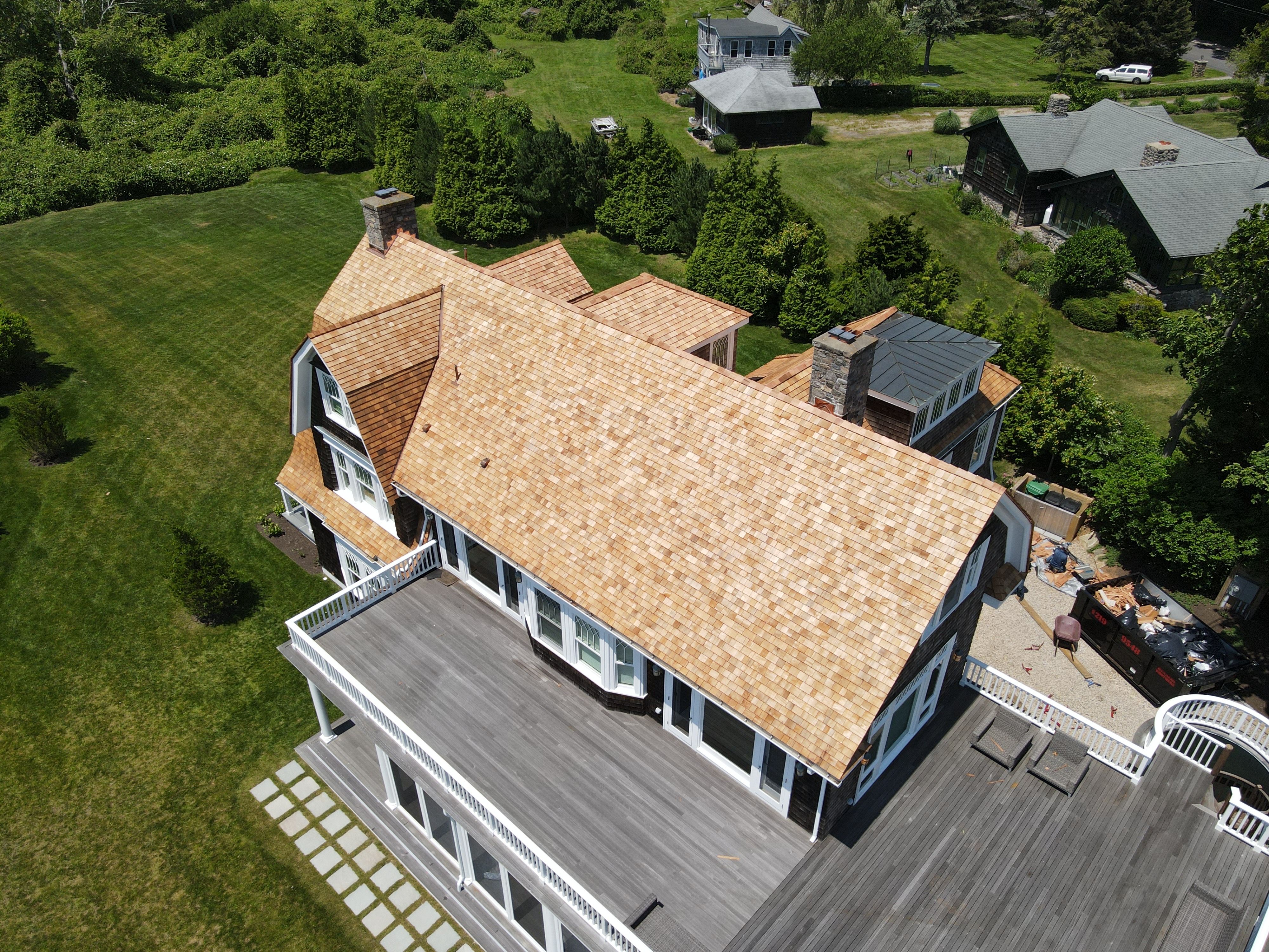 Narragansett,RI Cedar Roof Replacement by Rinaldi Roofing 