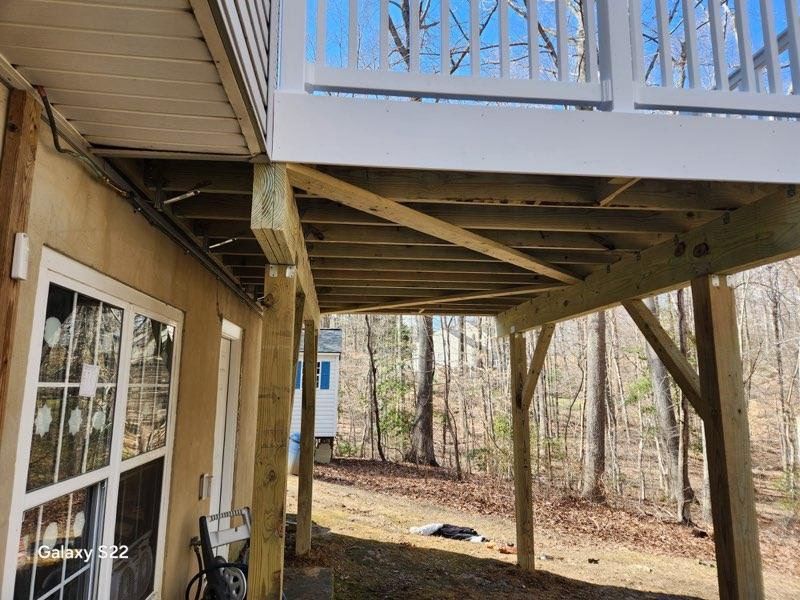 Deck Installation using Composite Deck by Window Depot of Annapolis