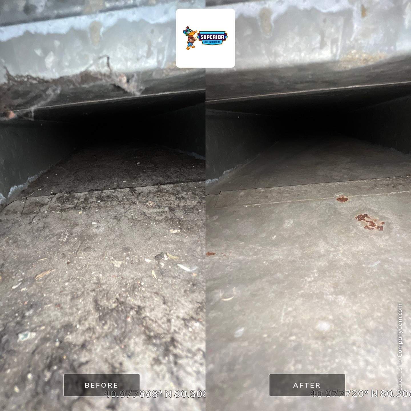 Air Duct Cleaning With a Vacuum Truck in New Castle, PA by Superior Air Duct Cleaning