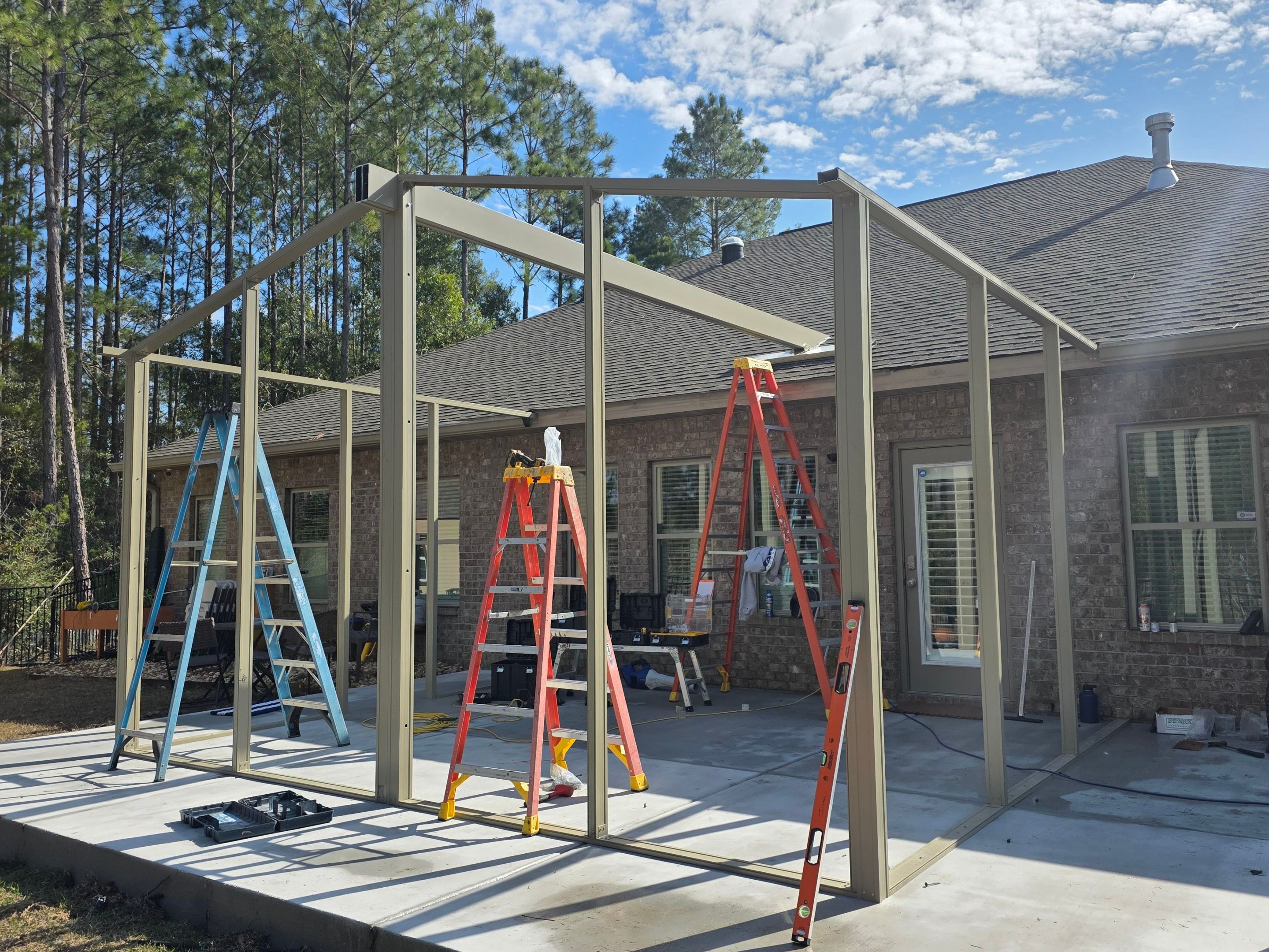 Steelwood Cathedral Screen Room by Titan Sunrooms