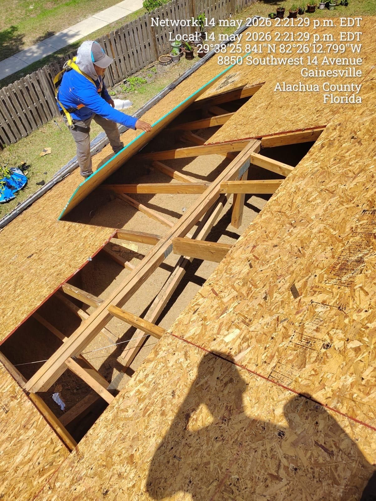 Architectural Shingle Roof Replacement and Decking Repair in Gainesville by Avenue Roofing