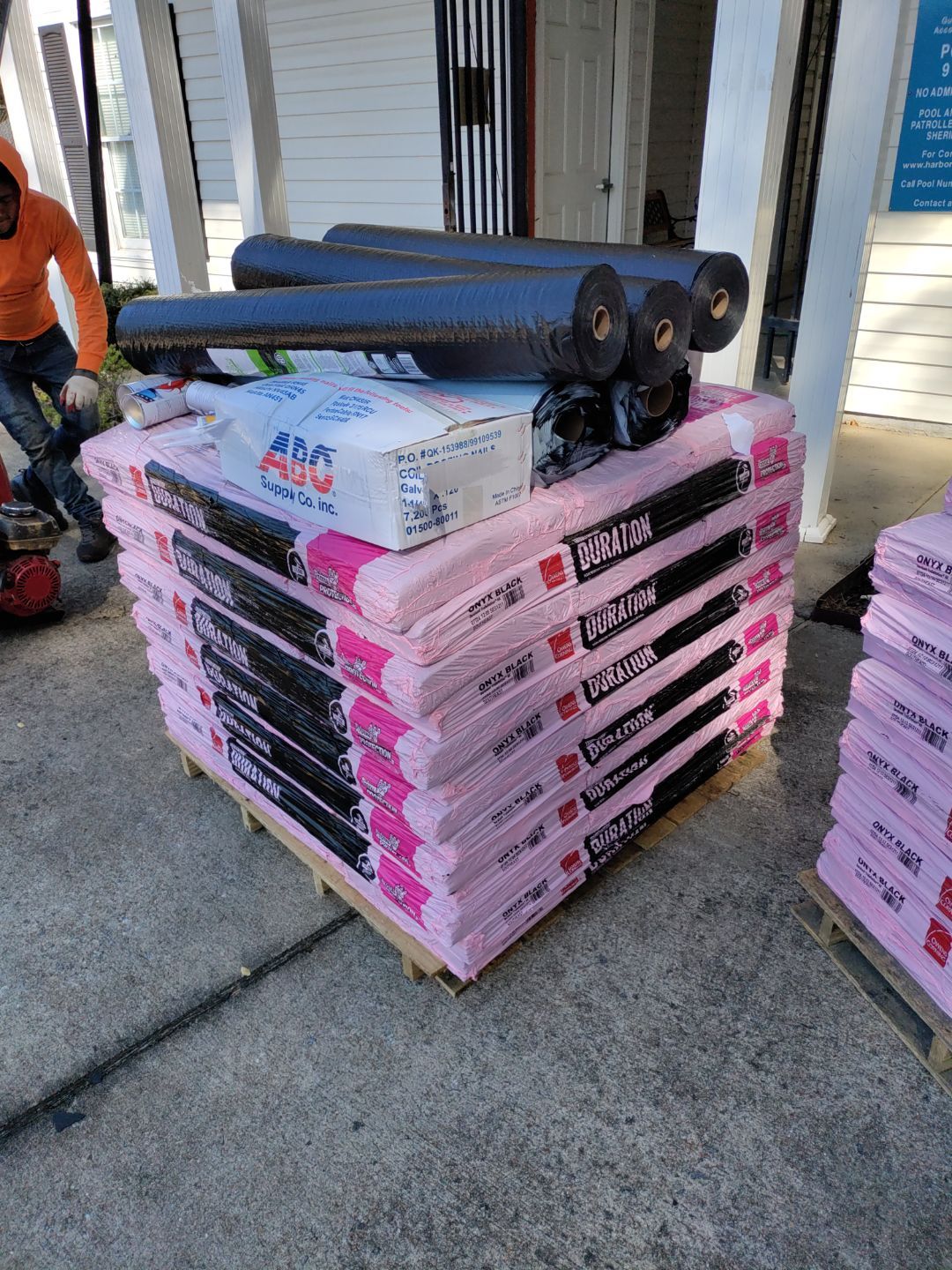 Pool House Roof Replacement using Owens Corning Onyx Black by Inspector Roofing and Restoration