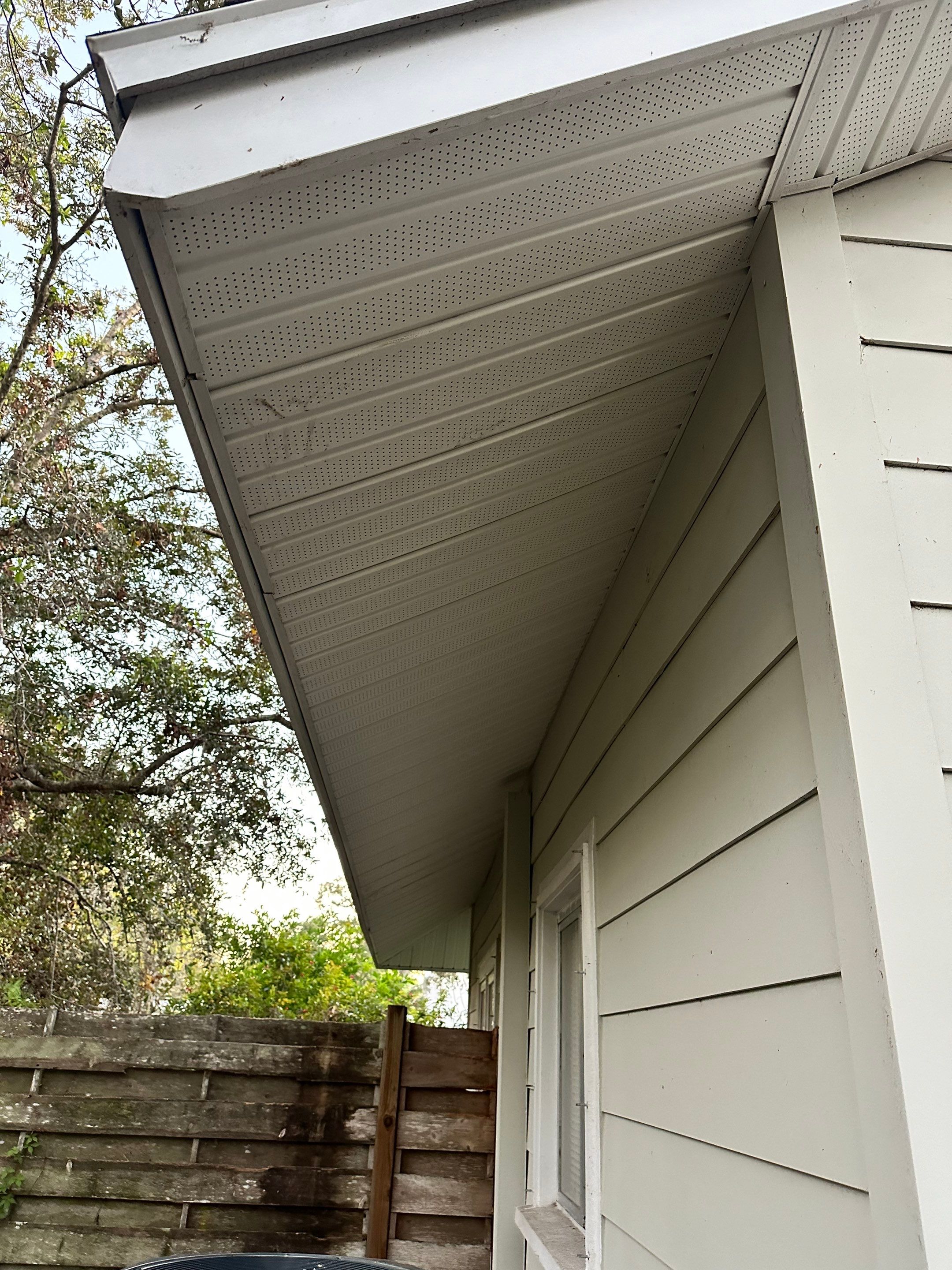 Replace All Soffit in the House in Sarasota FL by Gutter Professors