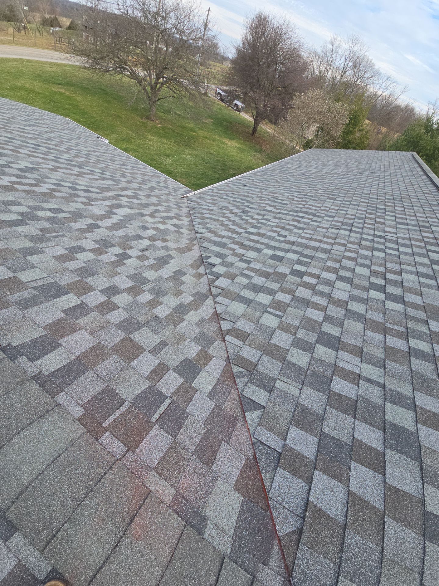 Roof Replacement with GAF Timberline HDZ Shingles in Morning View, KY by Empire Contractors