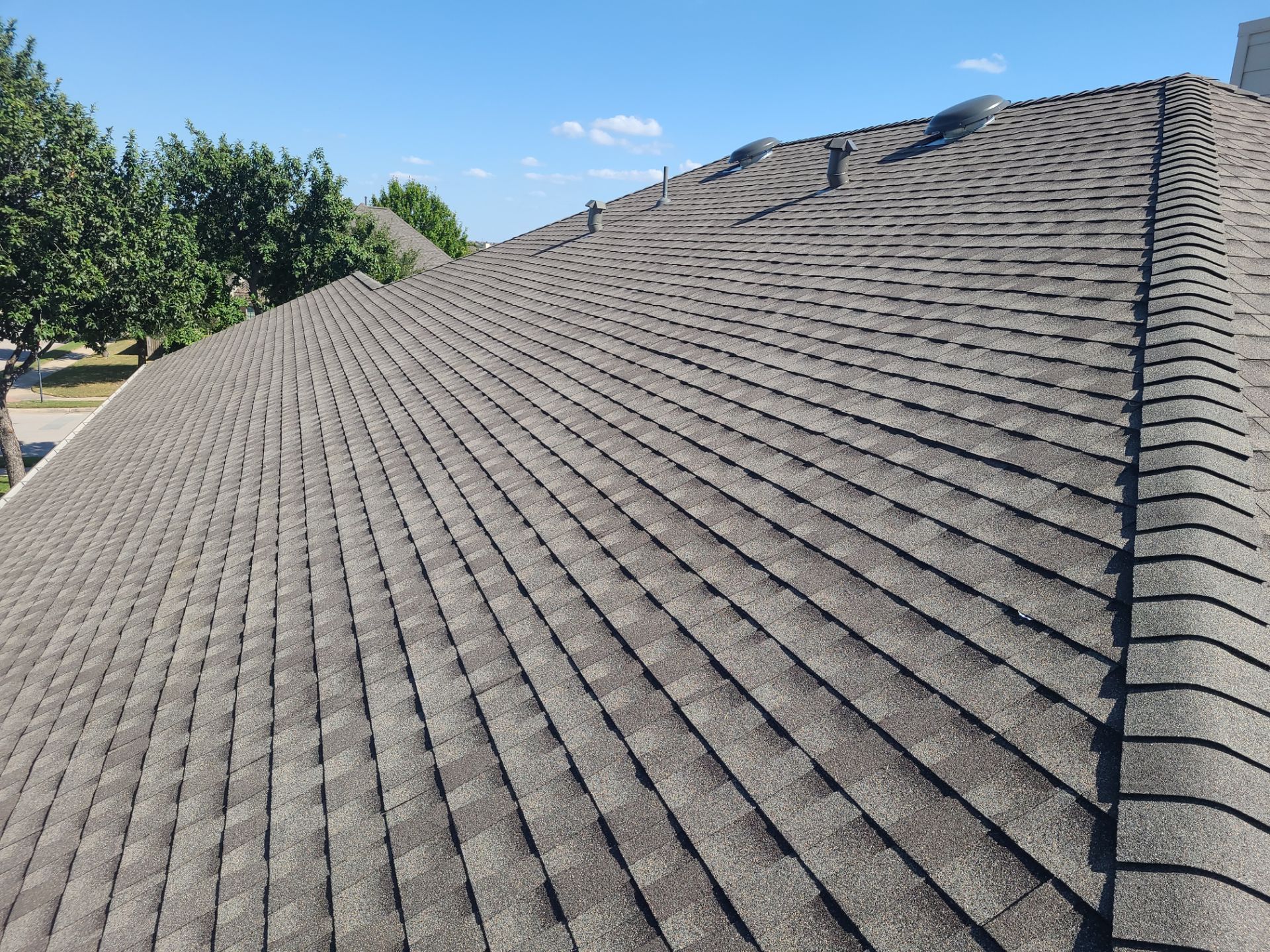 GAF Timberline HDZ with Z-Ridge, weathered wood by Oakwood Roofing and Construction, LLC
