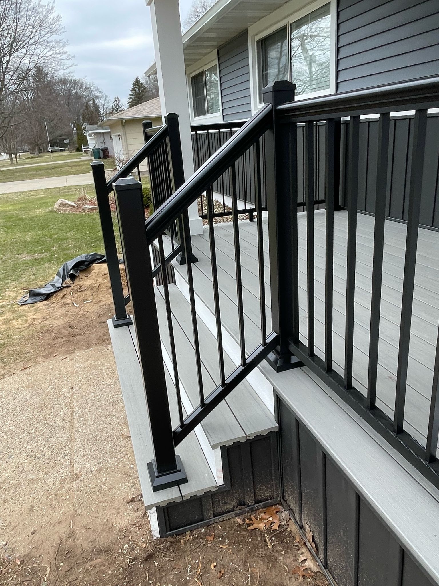 Siding, Front and Back Porch  by Avalon Roofing and Exteriors