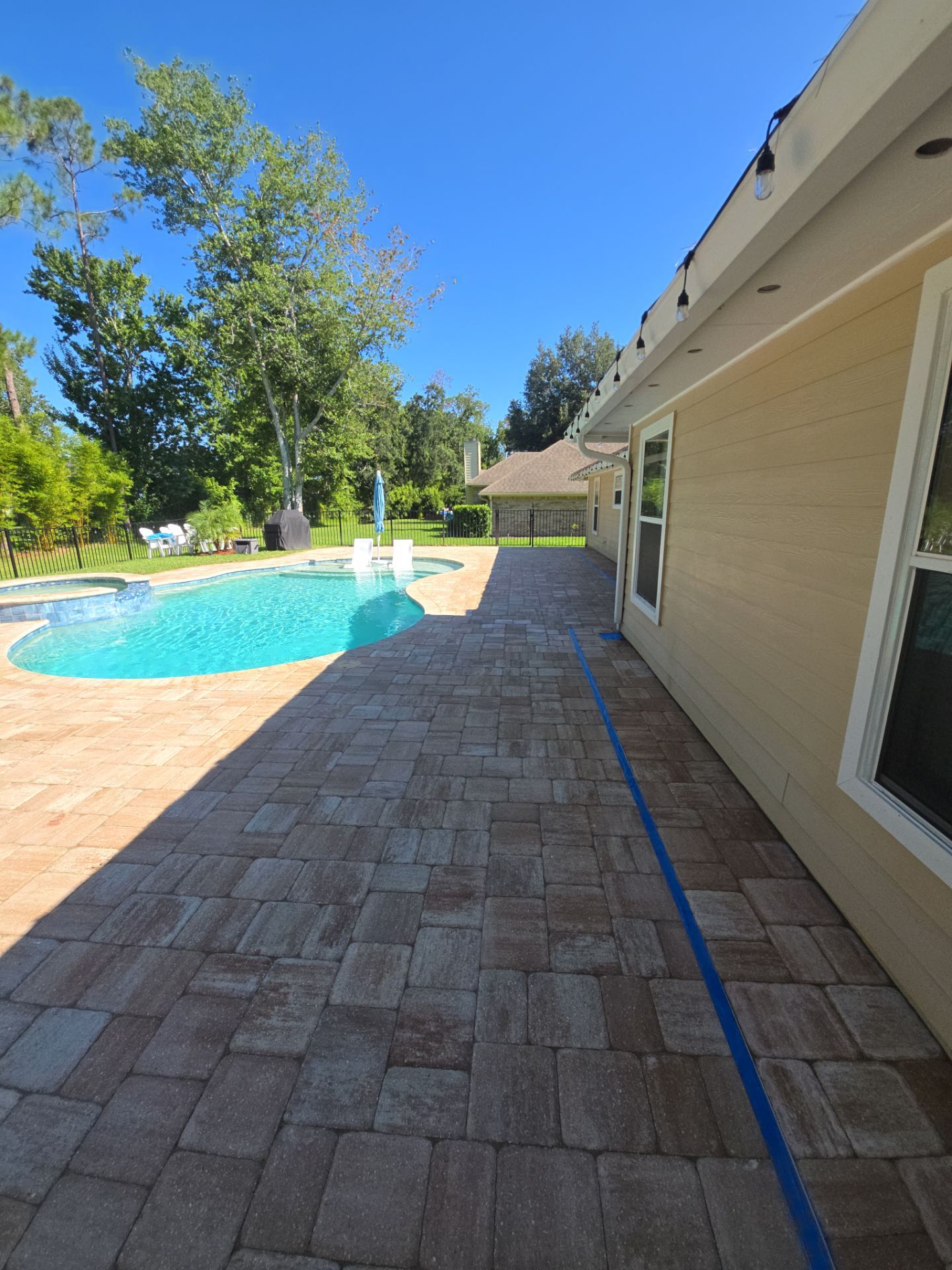 Pool Pavers using Concrete Sealant by DuraSeal