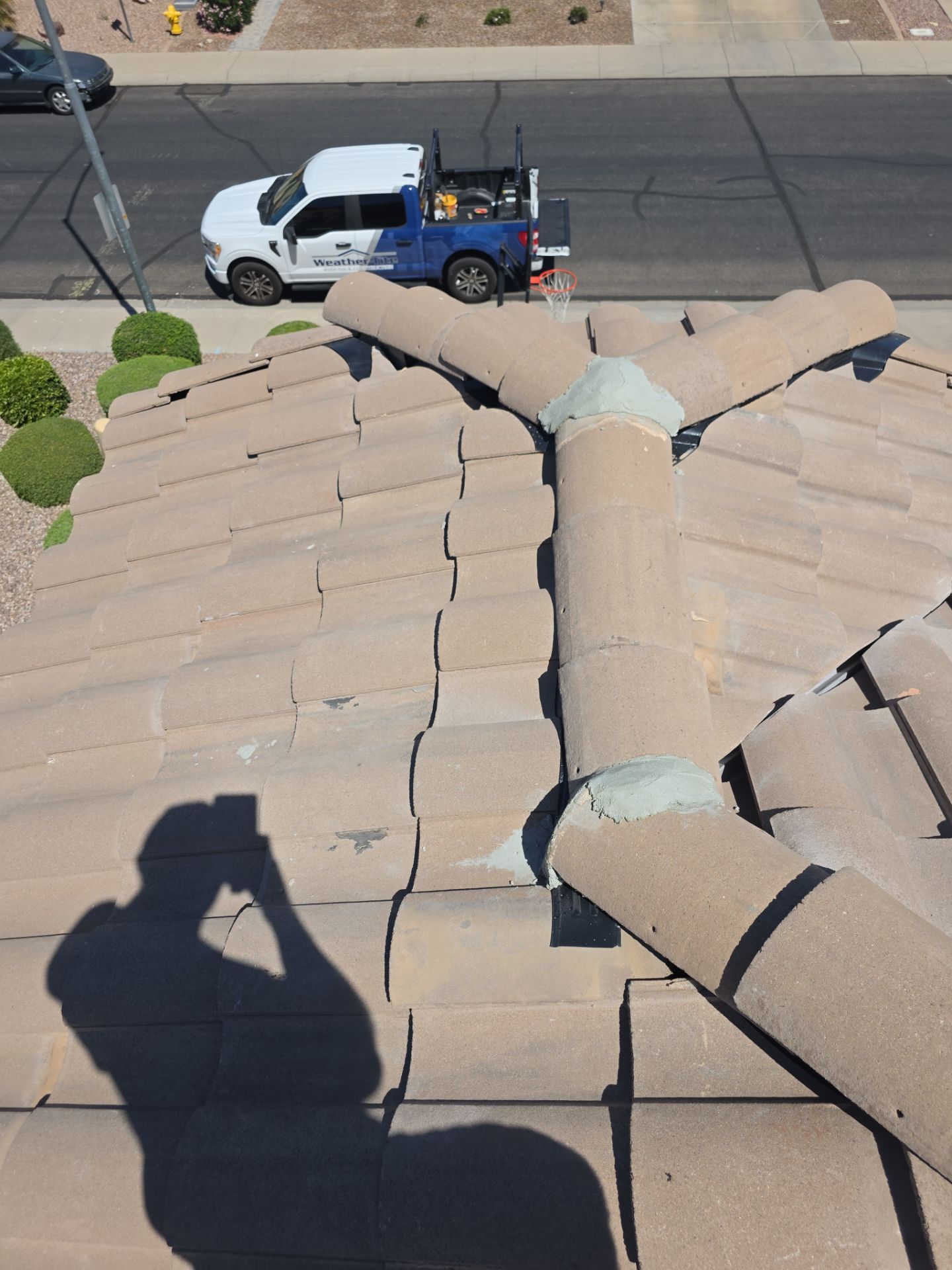 Tile Reset using Concrete Tiles in Mesa, Arizona by Weather-Tite Roofing