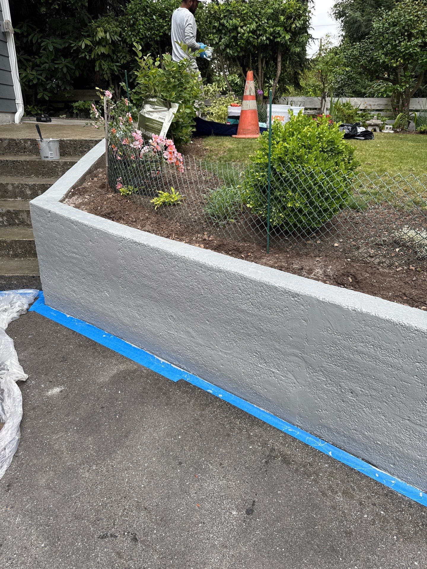 Epoxy Stairs & Sealcoat Driveway Application by Jireh Asphalt & Concrete Inc 