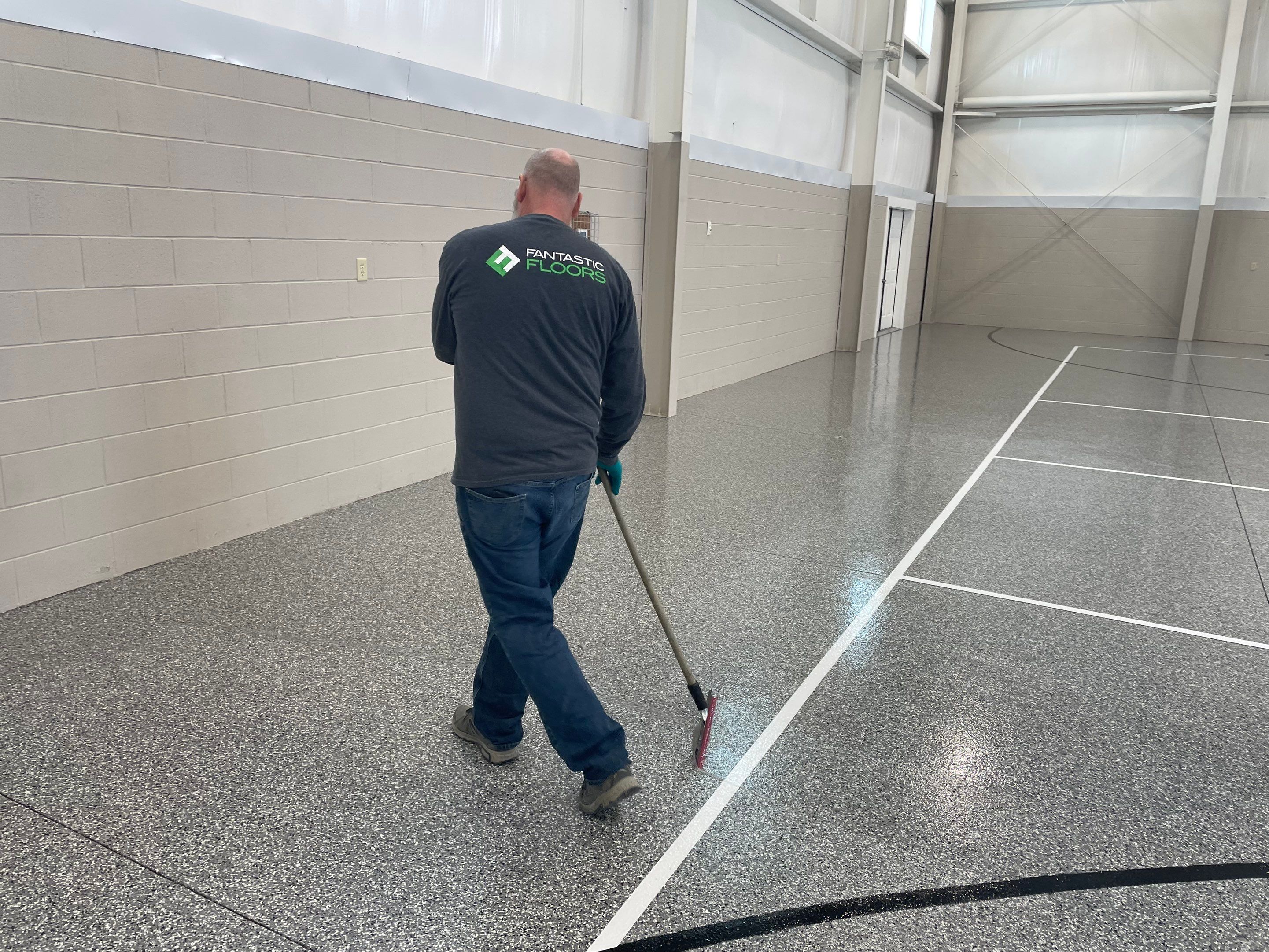 Commerical  using Smoke  by Fantastic Floors by Miller Custom Exteriors 