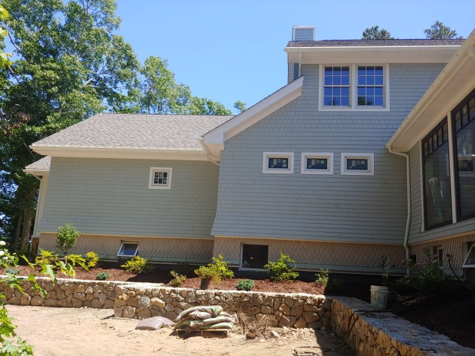 East Falmouth, MA Gutter Installation using 6" Half Round Aluminum Gutter by Gutter Pro Enterprises