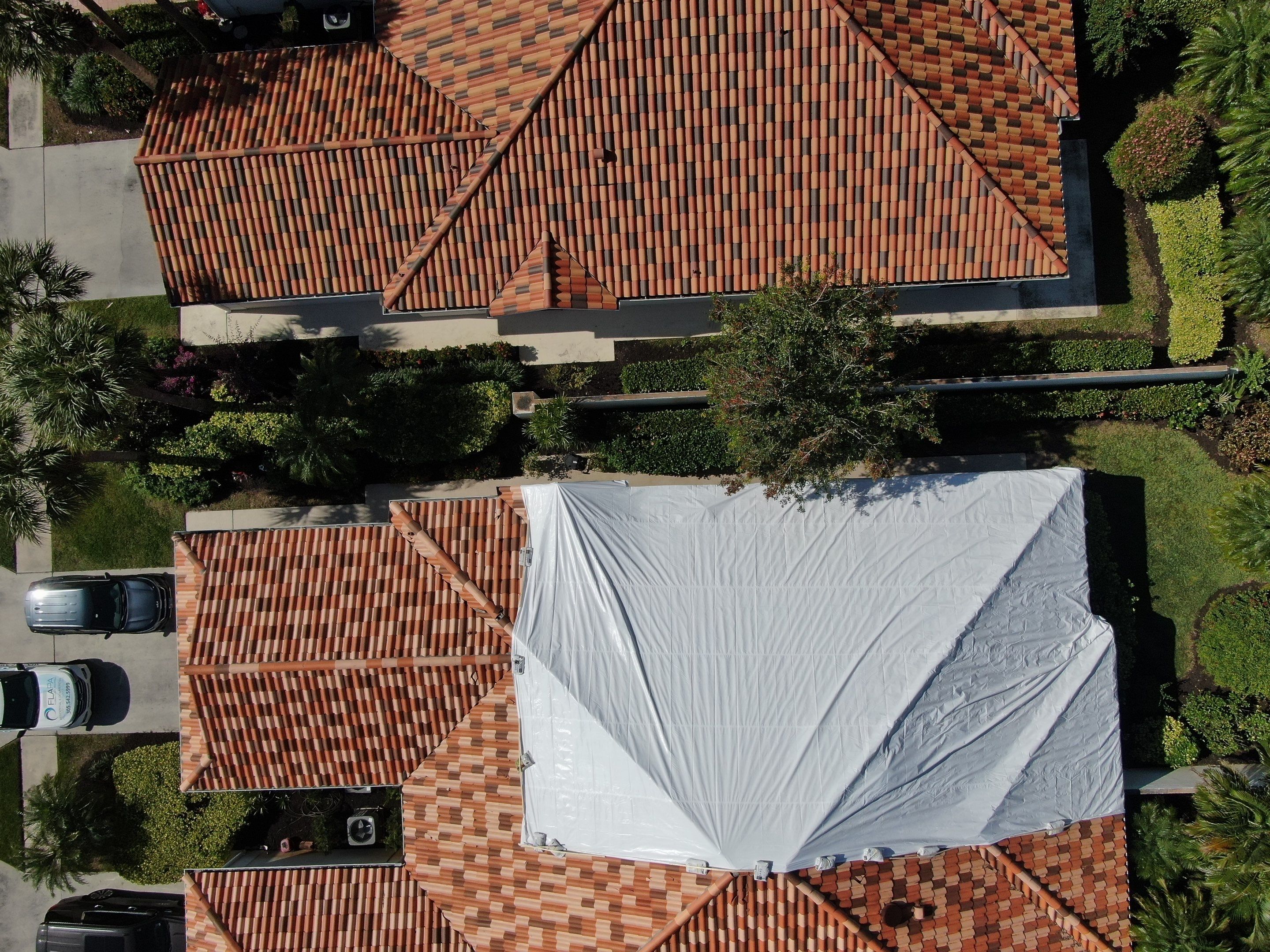 Roof Damage Claim in Naples by FLAPA & KeyStone