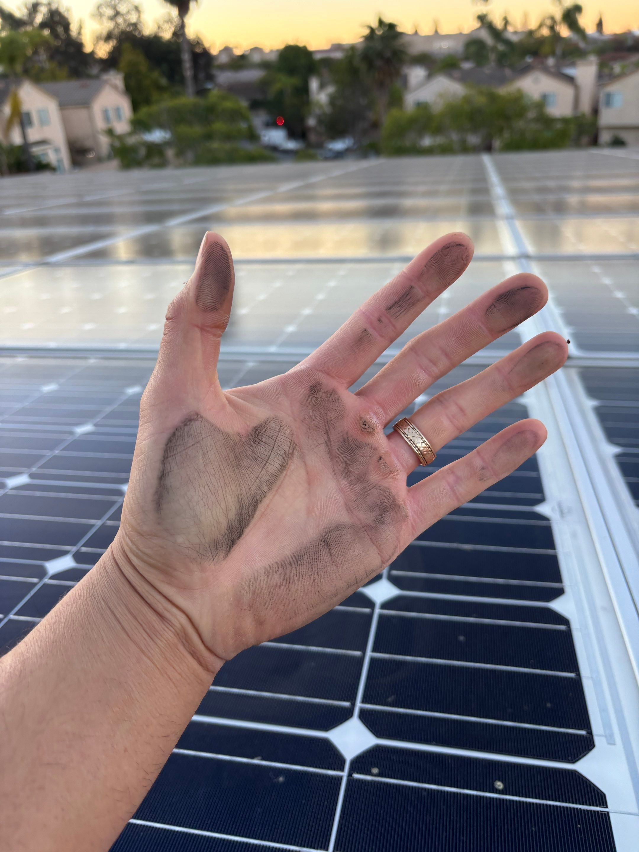 Commercial Solar Panel Cleaning by Palm Coast Solar Cleaning
