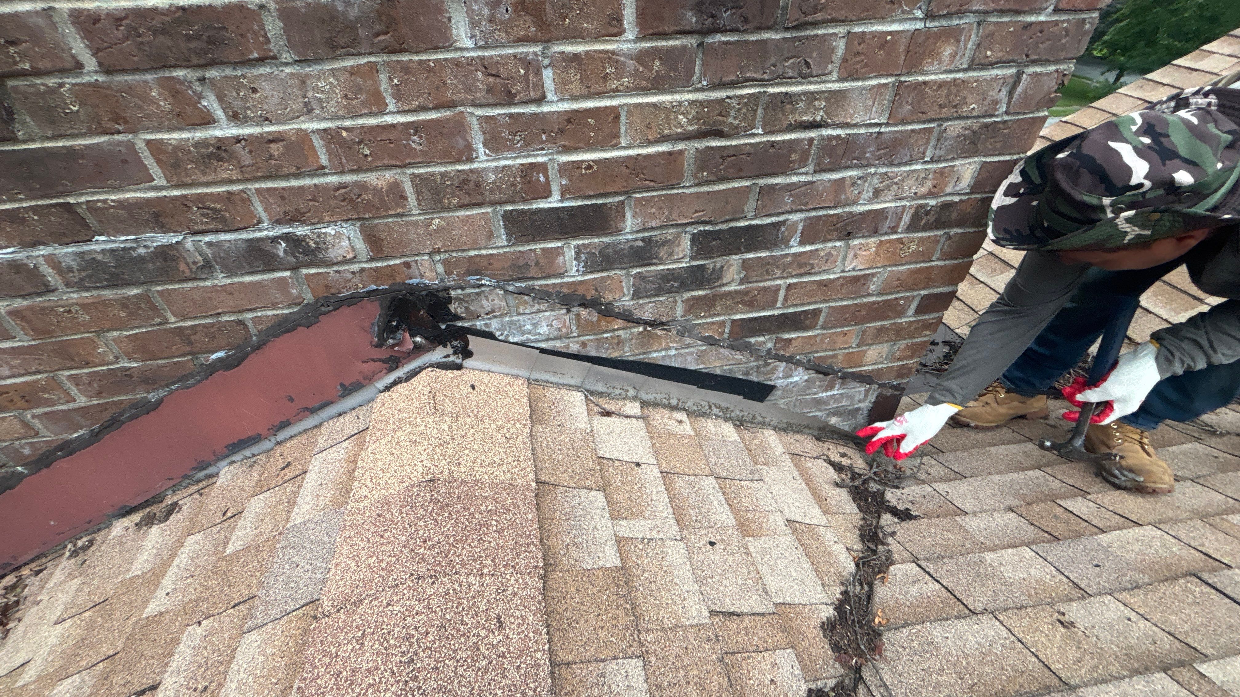 No Job is too small! Chimney Re-flashing. by Maven Roofing & Exteriors LLC
