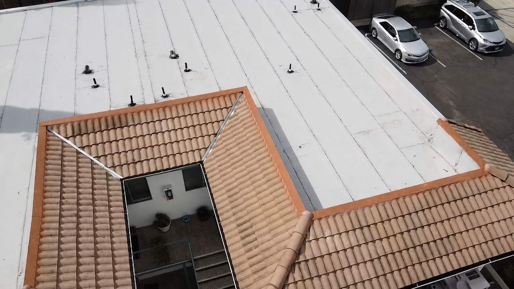 El Cajon Apartment Two-Ply Torch Down Roof Replacement by Zenith Roofing Services