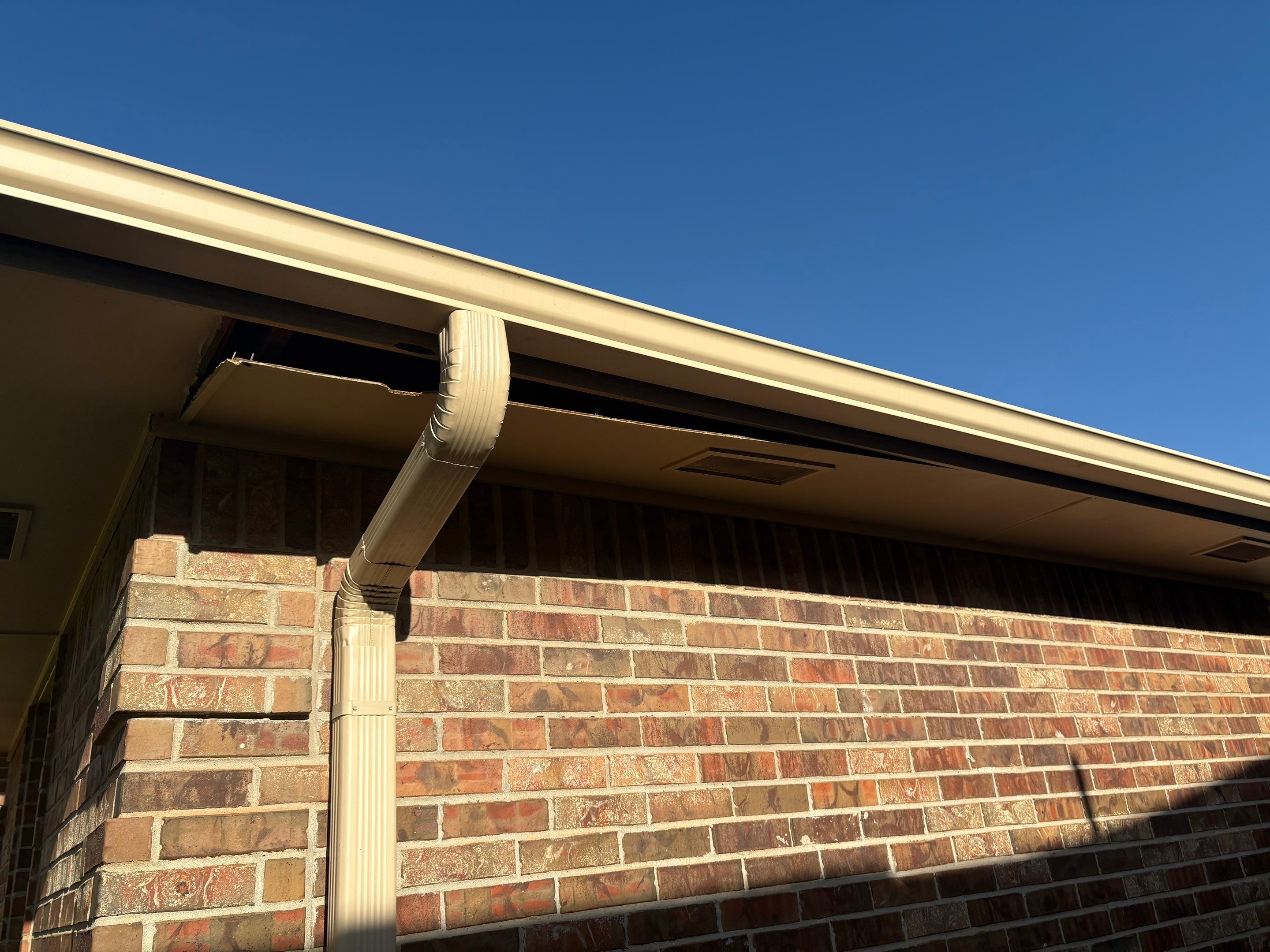 soffit repair in Edmond by McCann's Roofing and Construction