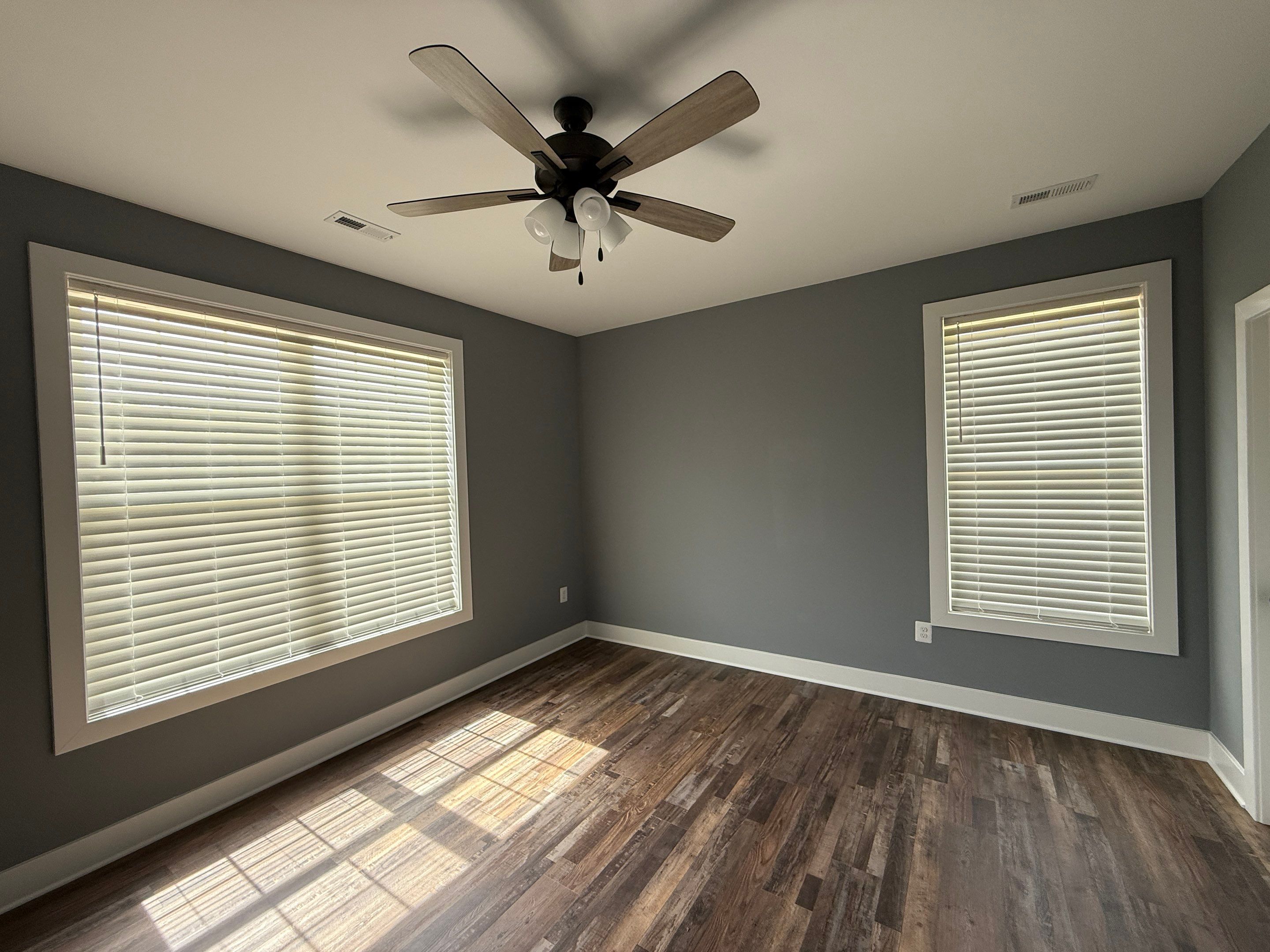 Roller Shade and Faux Wood Blind Installation - Chaptico by Southern Maryland Custom Blinds