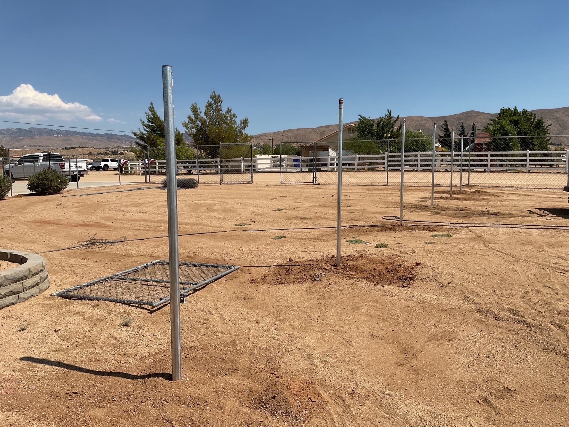 Fence Installation using Vinyl by Fence Guys Inc. 