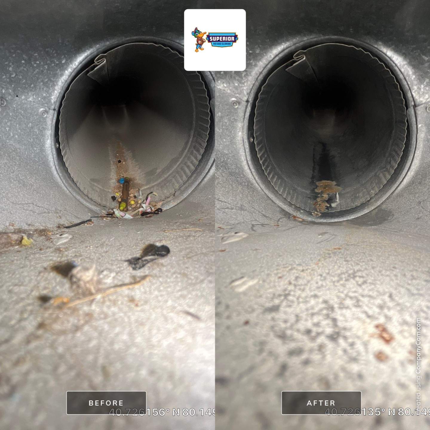 Air Duct Cleaning With a Vacuum Truck in Cranberry Township, PA by Superior Air Duct Cleaning