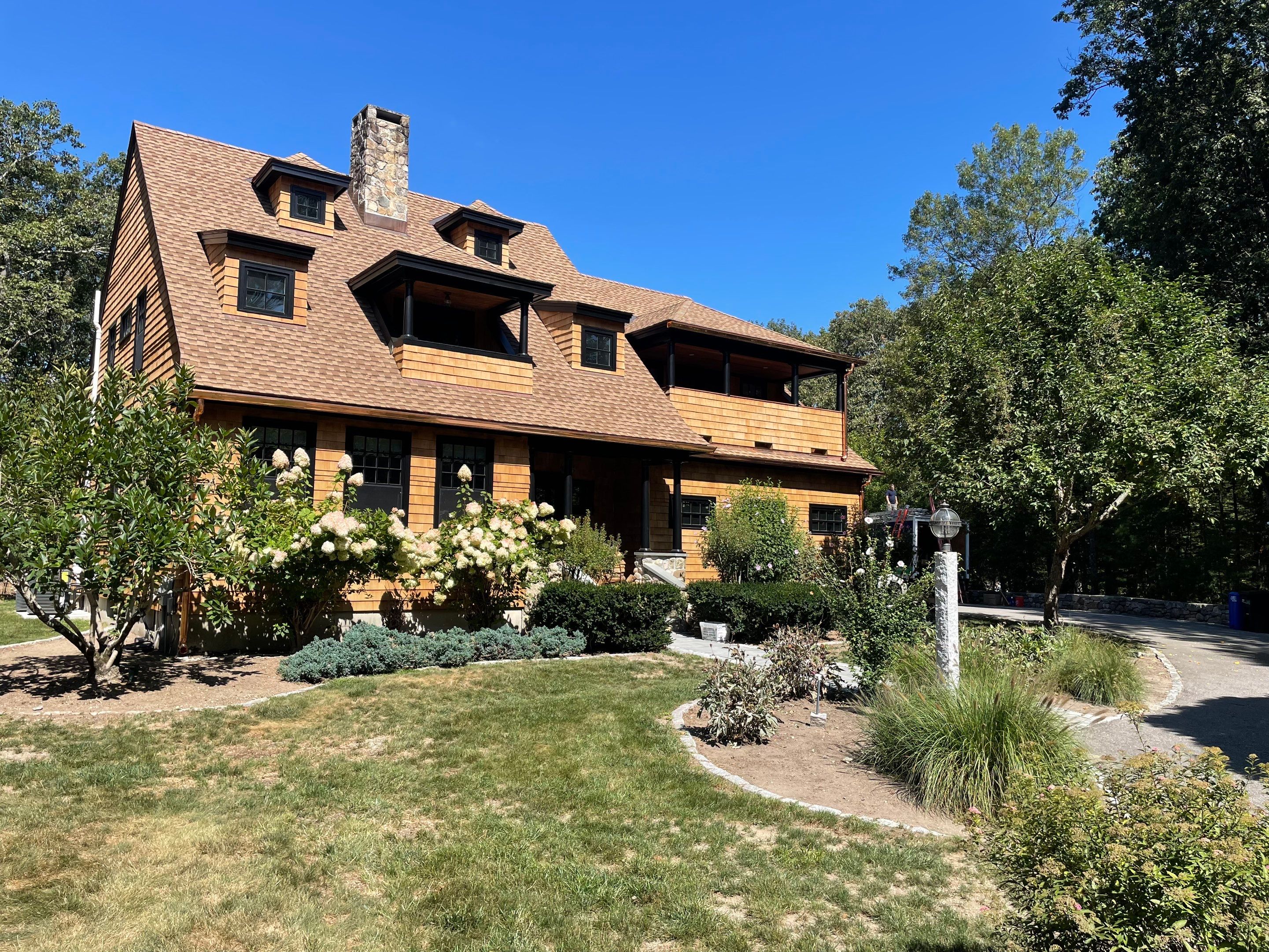 6" K-Style Copper Gutters Installed in Sherborn, MA by Gutter Pro Enterprises