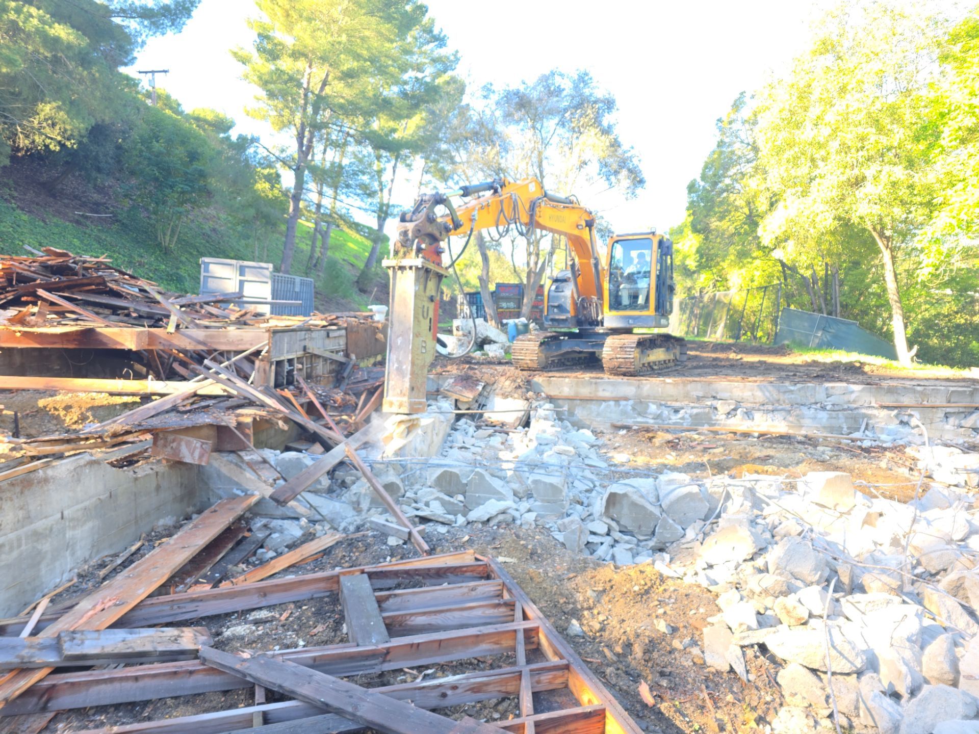 Rolling Hills- Full building Demolition by Ramirez Demolition Services Inc